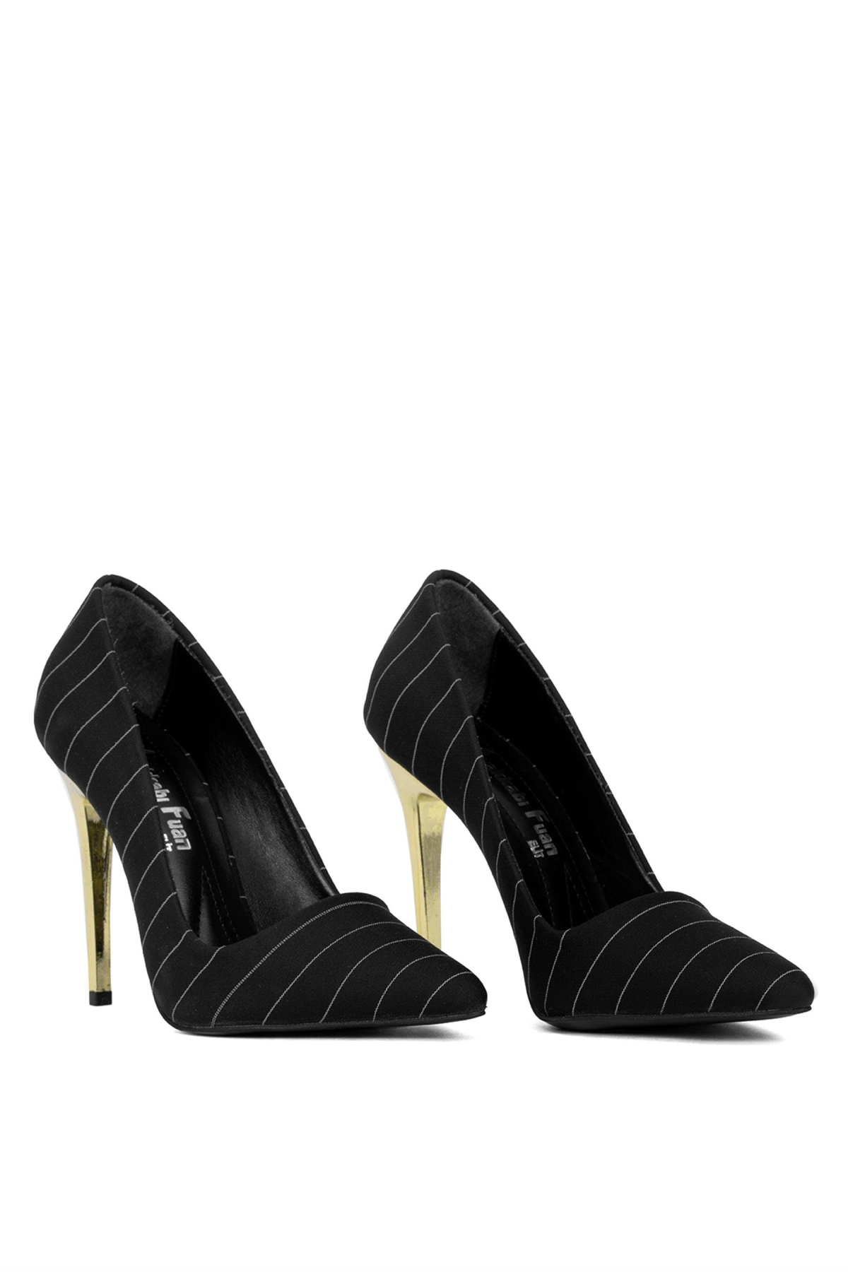 Elit Mst1920S Kadın Saten Stiletto Siyah - Görsel 8