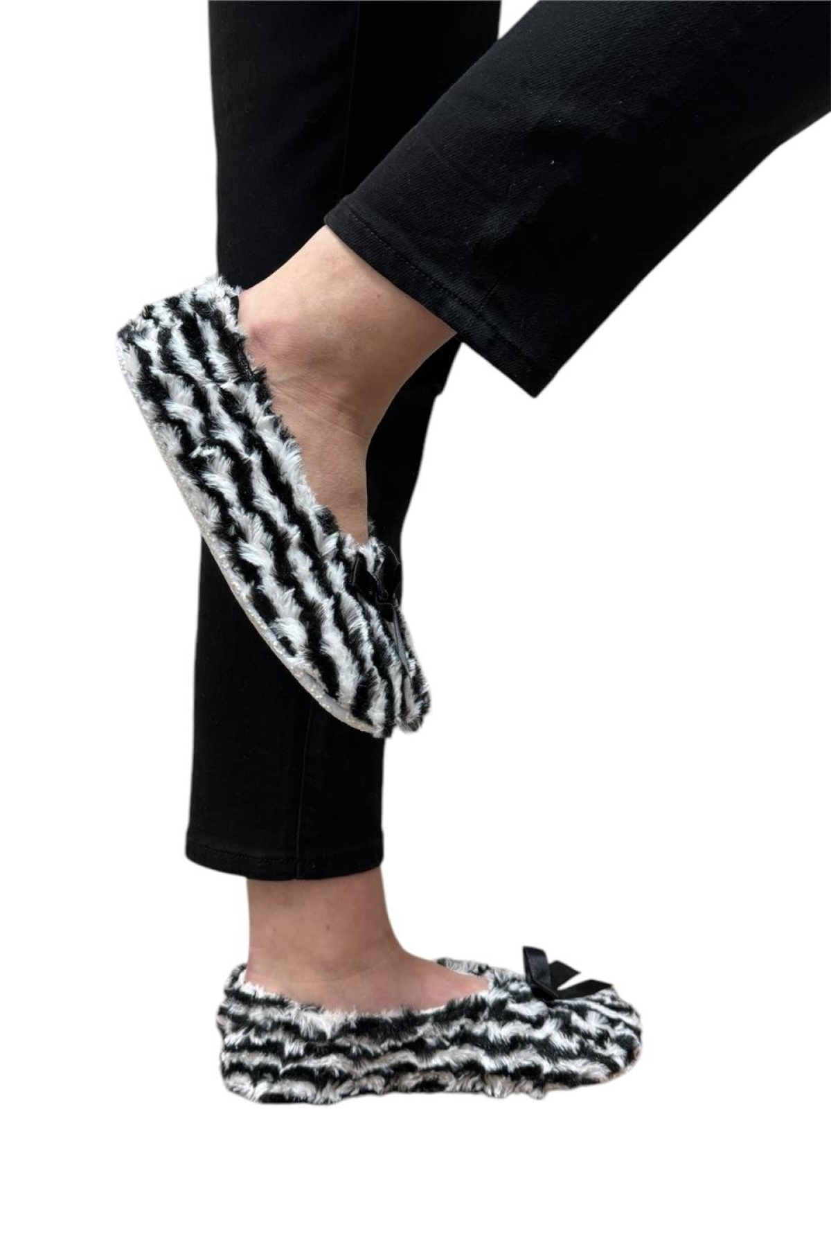 Kadın Ev Babeti Panduf SİYAH - Görsel 3