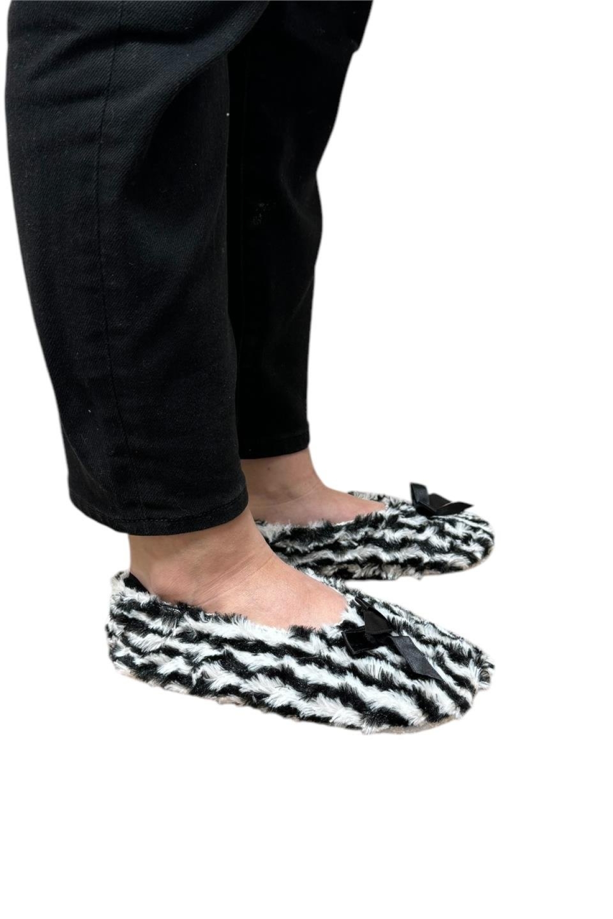 Kadın Ev Babeti Panduf SİYAH - Görsel 4