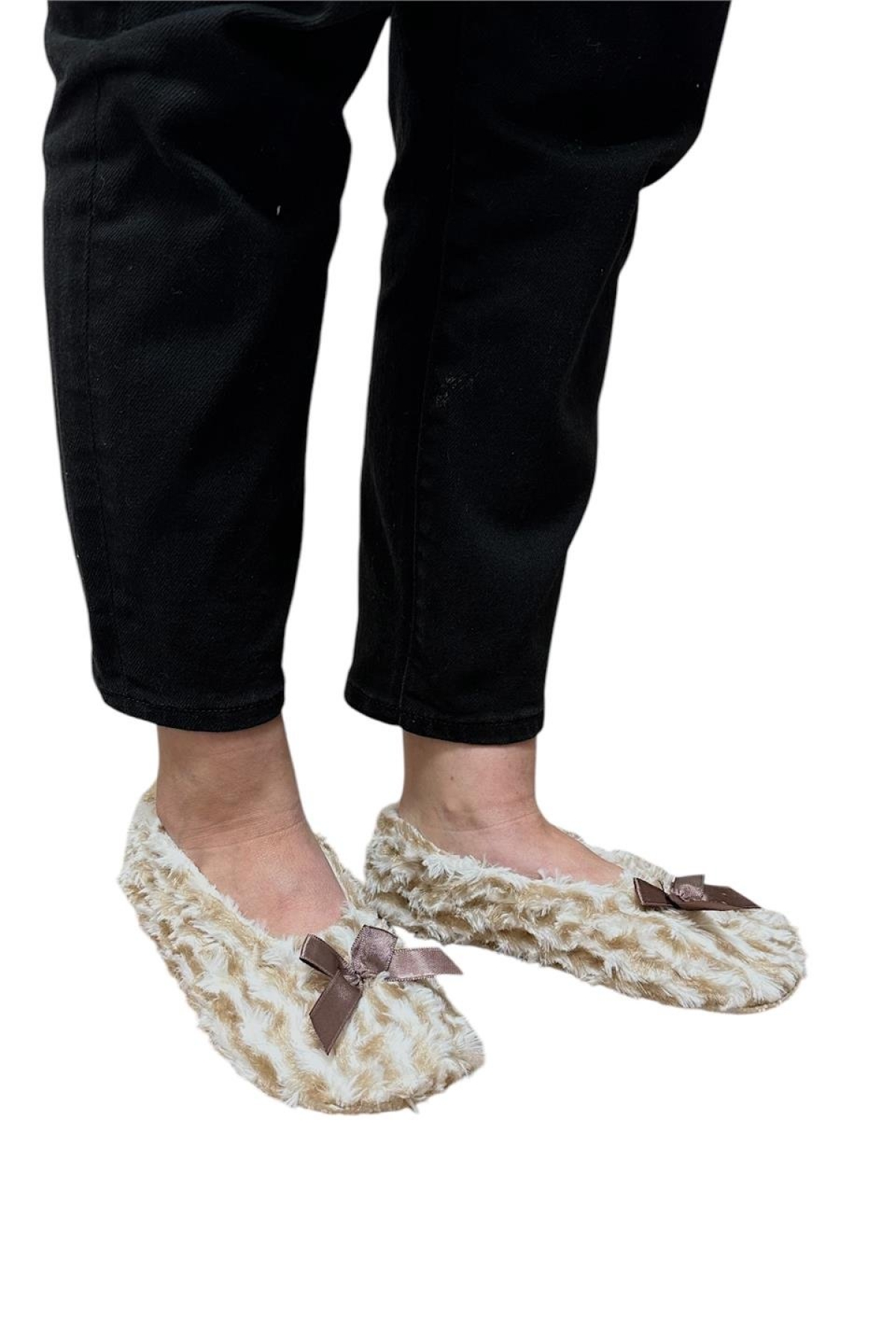 Kadın Ev Babeti Panduf BEJ - Görsel 4