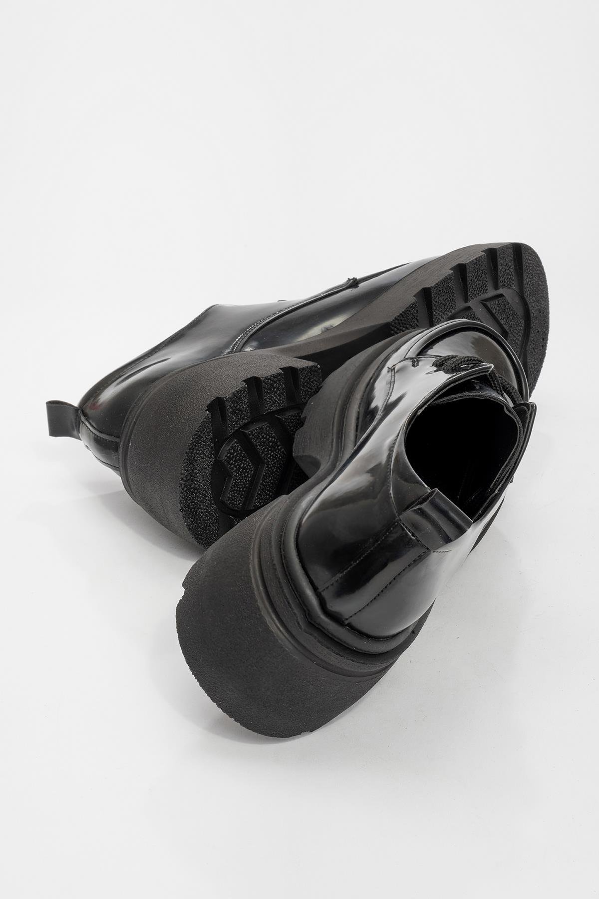 Kadın Bağcıklı Günlük Ayakkabı SİYAH RUGAN - Görsel 5