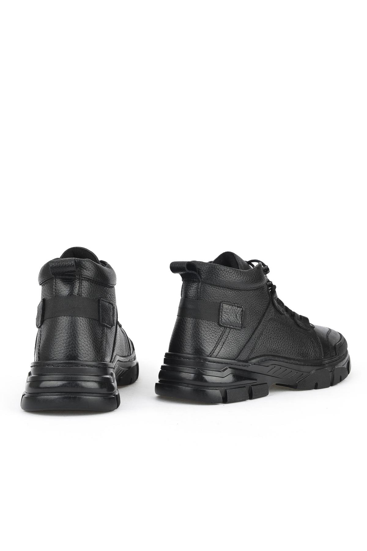 Erkek Hakiki Deri Bot 1431040ZK2311 Siyah - Görsel 4