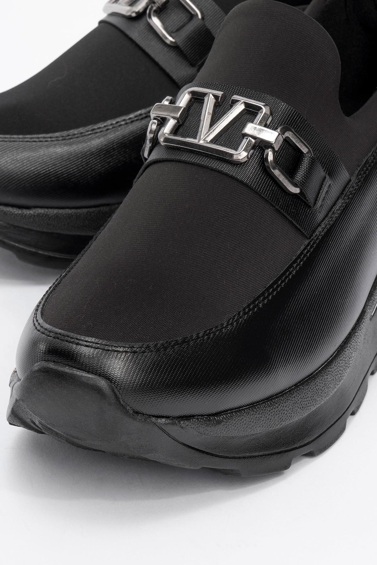 Tokalı Kadın Günlük Ayakkabı SİYAH SİYAH - Görsel 4