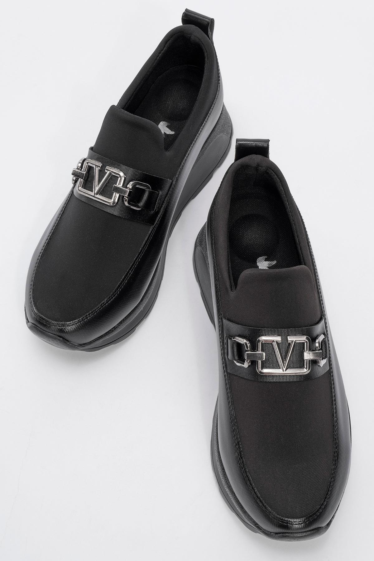 Tokalı Kadın Günlük Ayakkabı SİYAH SİYAH - Görsel 6