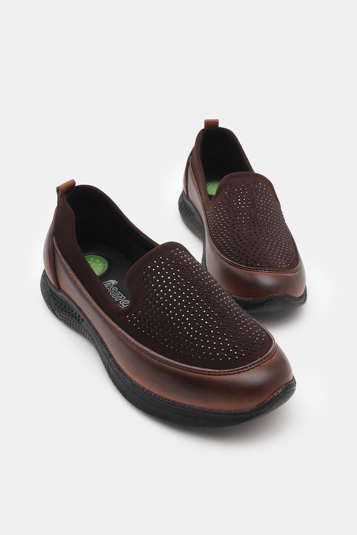 Kadın Taba Rahat Kalıp Anne Ayakkabı - Görsel 3