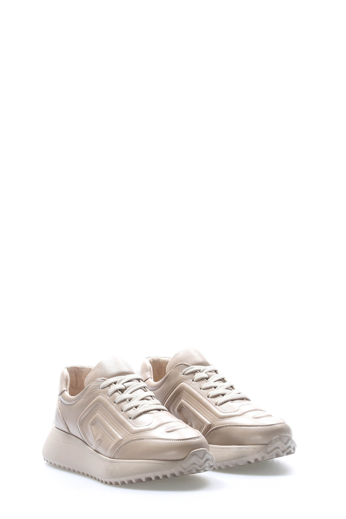 Hakiki Deri Kadın Casual Ayakkabı 136ZA507 - Görsel 5