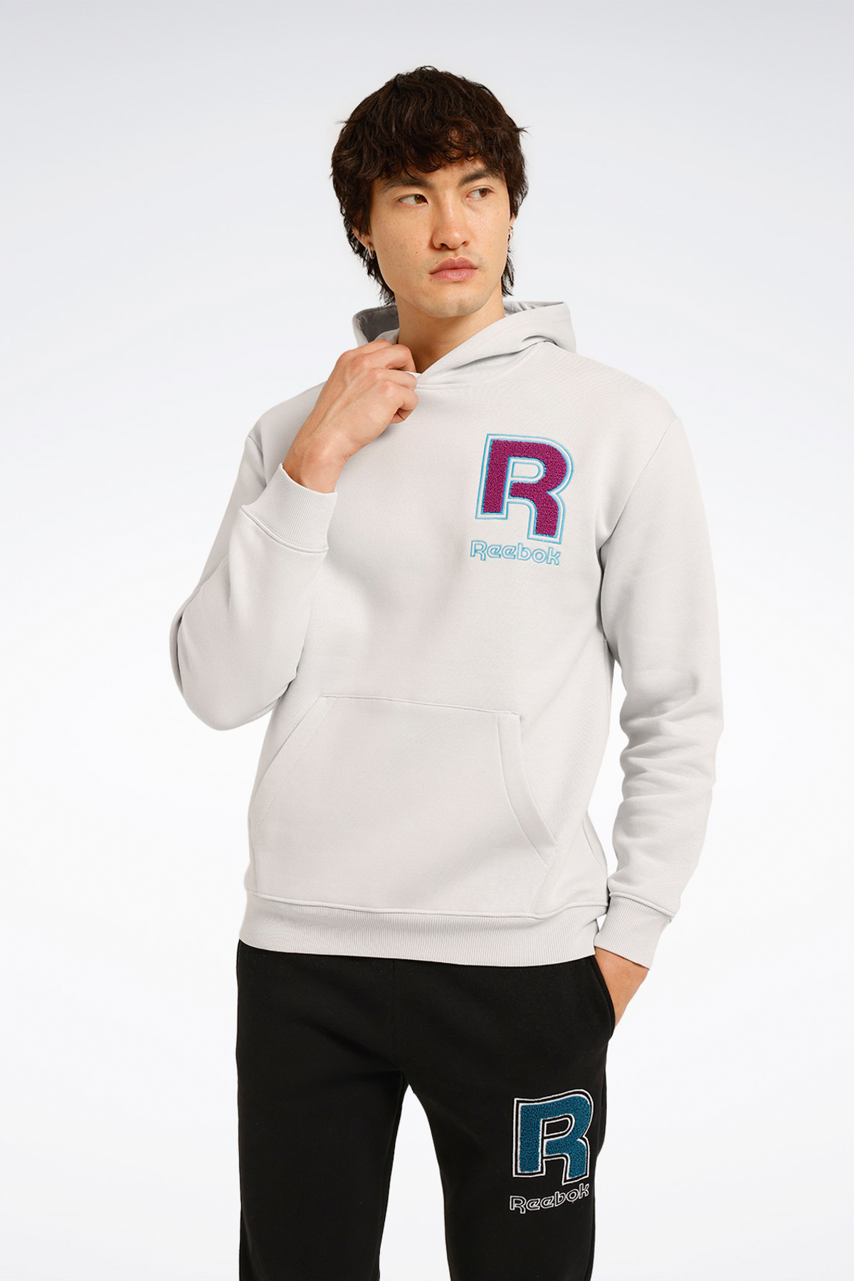 RI CHENILLE HOODIE Gri Erkek Sweatshirt