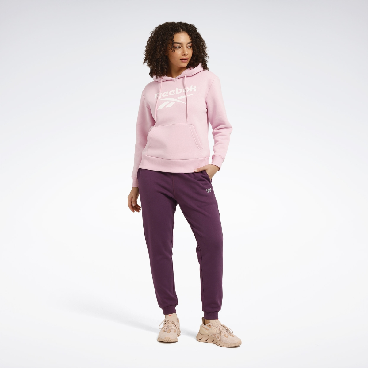 Reebok RI SL FLEECE JOGGER Mor Kadın Eşofman Altı