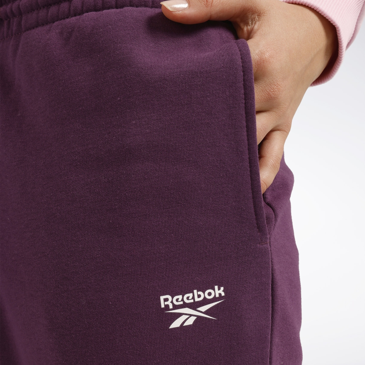 Reebok RI SL FLEECE JOGGER Mor Kadın Eşofman Altı