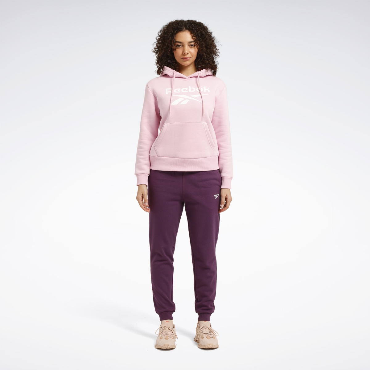 Reebok RI SL FLEECE JOGGER Mor Kadın Eşofman Altı