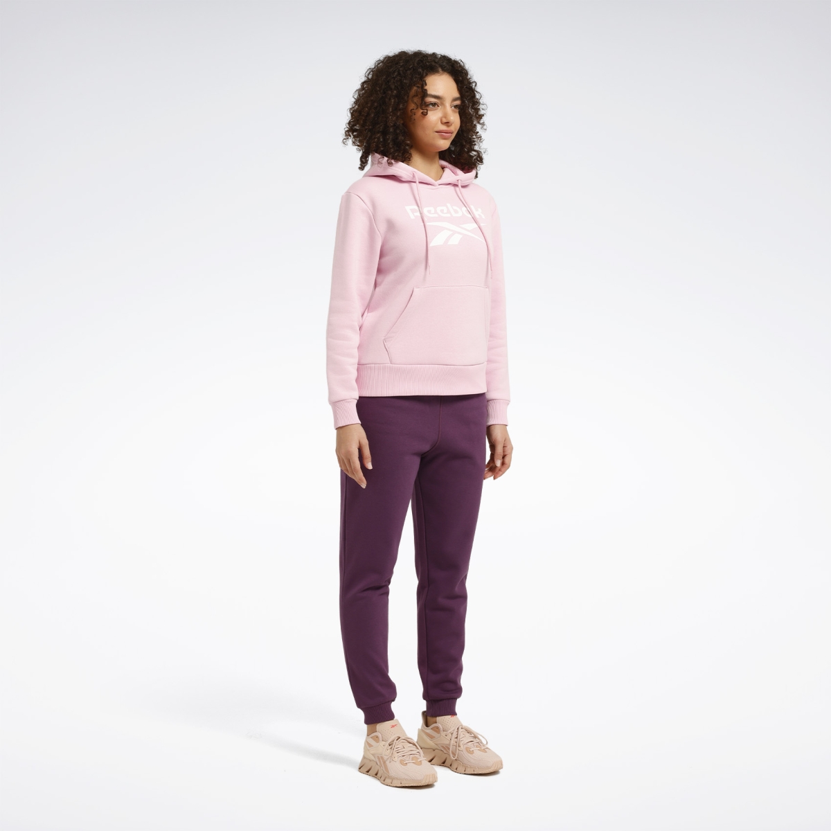 Reebok RI SL FLEECE JOGGER Mor Kadın Eşofman Altı