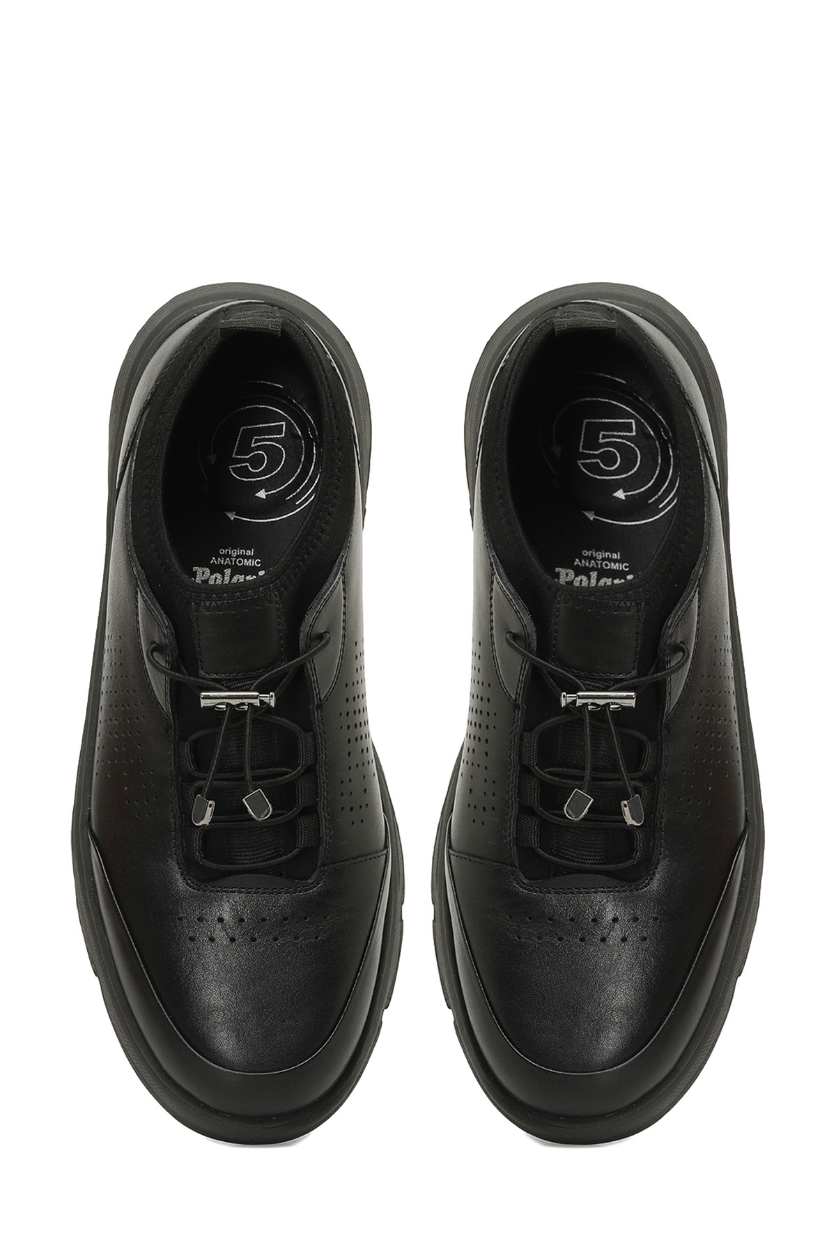 Polaris 5 Nokta 108075.M 5FX Siyah Erkek Comfort Ayakkabı - Görsel 5