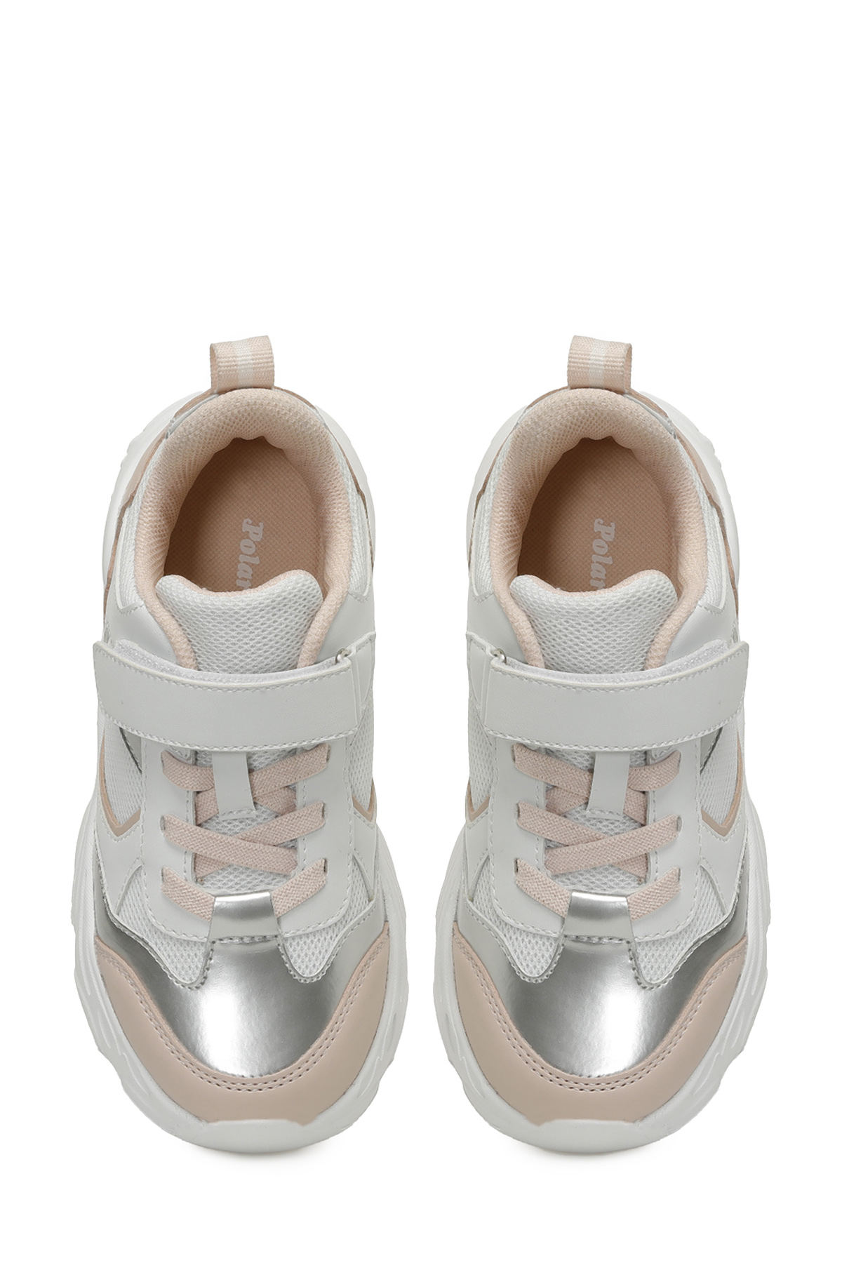 DUPO.F5FX Beyaz Kız Çocuk Spor Ayakkabı - Görsel 5