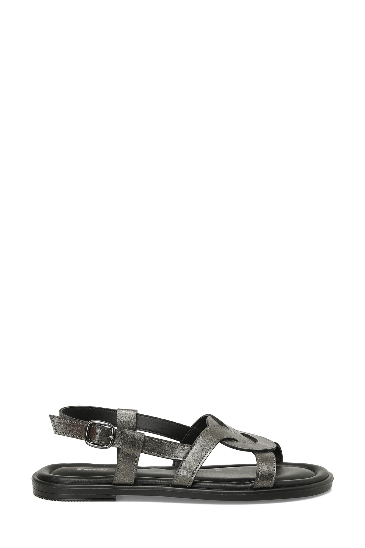 Polaris 325053.Z 5FX Gümüş Kadın Düz Sandalet - Görsel 2