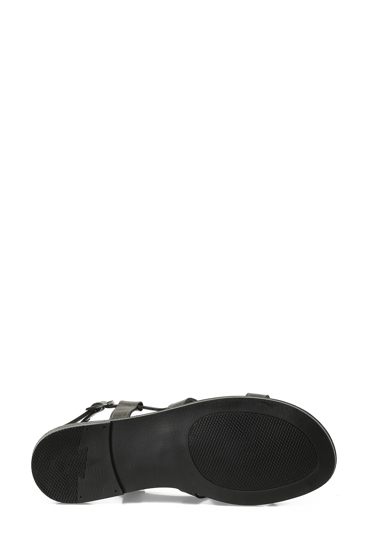 Polaris 325053.Z 5FX Gümüş Kadın Düz Sandalet - Görsel 7