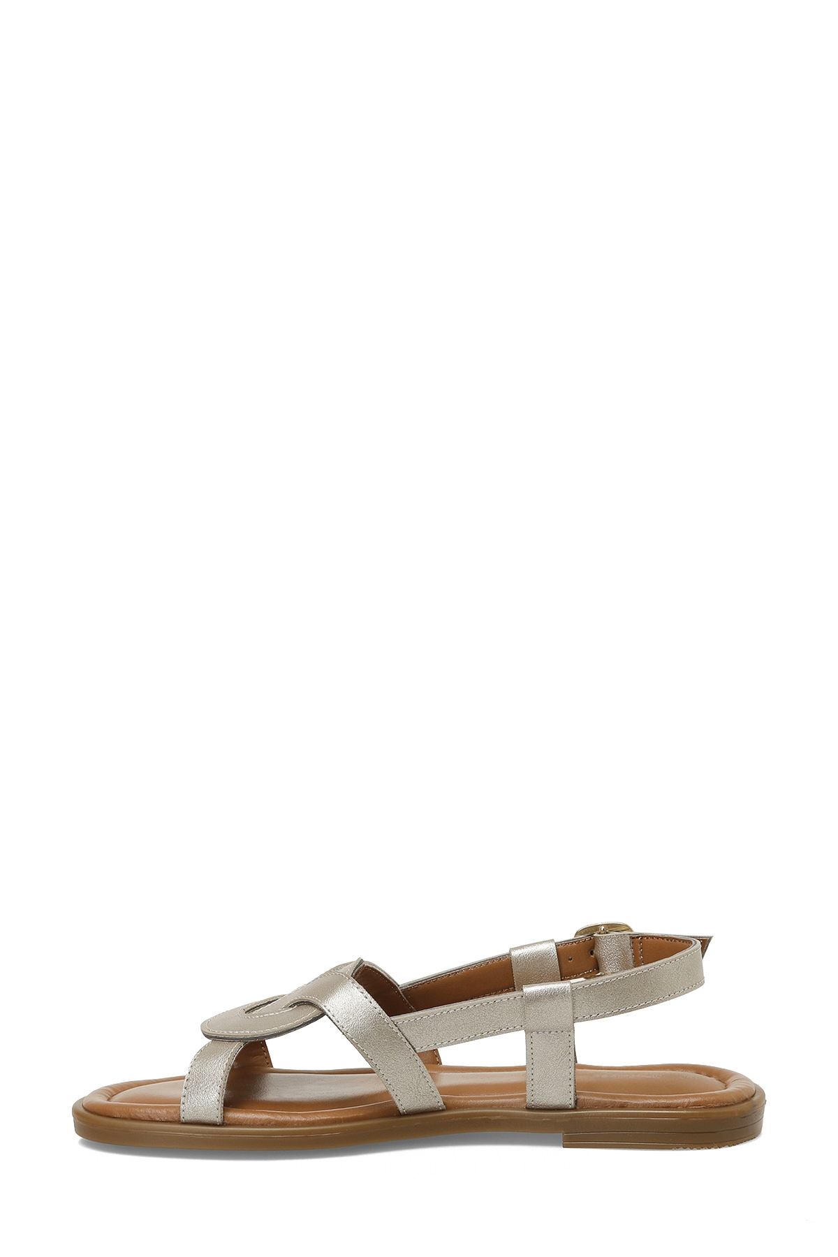 325053.Z 5FX Altın Kadın Düz Sandalet - Görsel 4