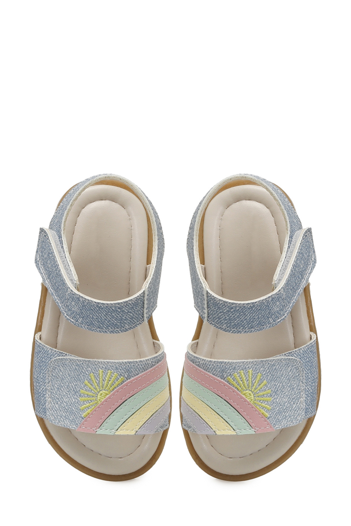 SUUP.B5FX Mavi Kız Çocuk Sandalet - Görsel 5