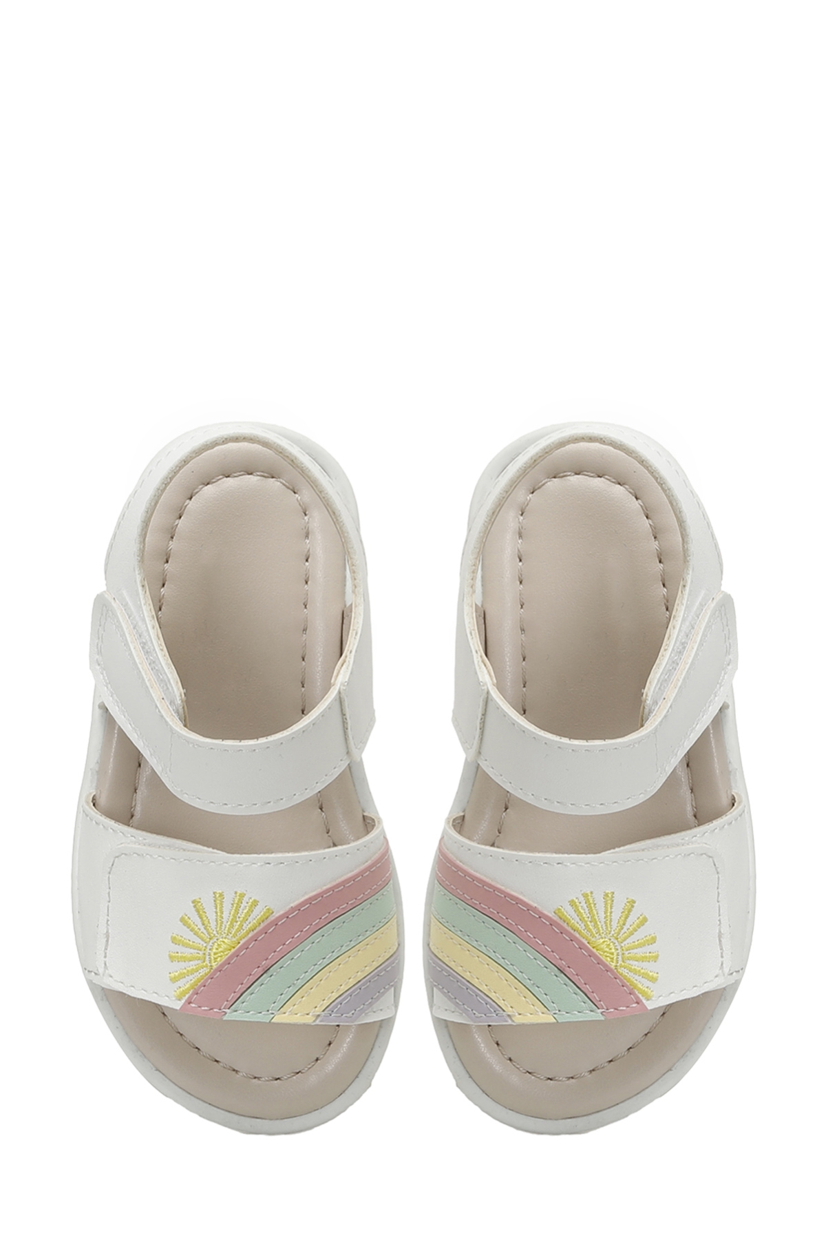 SUUP.B5FX Beyaz Kız Çocuk Sandalet - Görsel 5