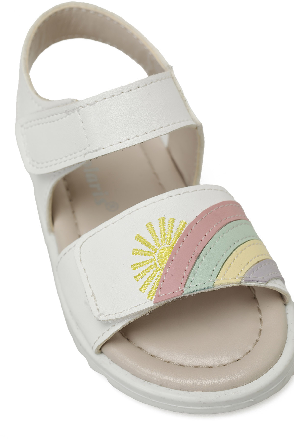 SUUP.B5FX Beyaz Kız Çocuk Sandalet - Görsel 8