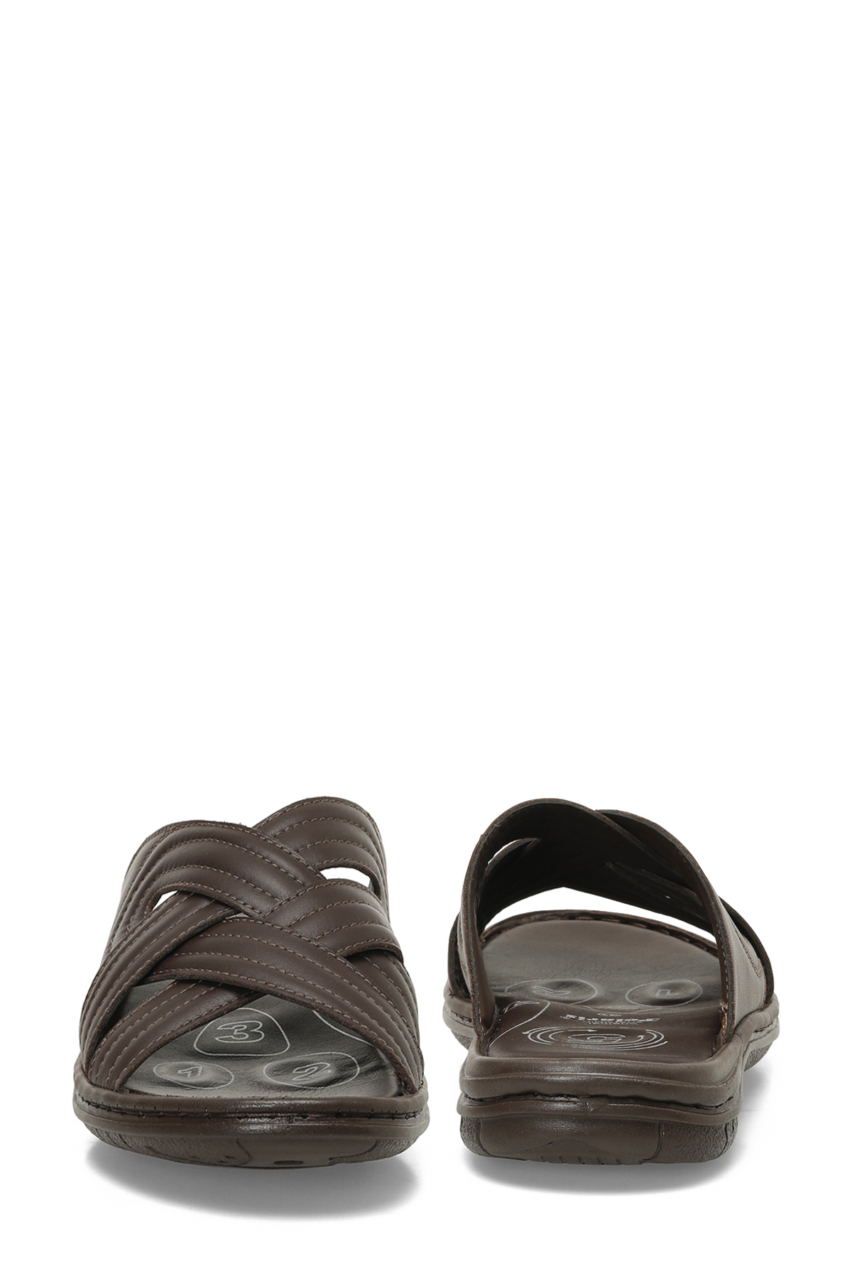 Polaris 5 Nokta 107402.M 5FX Kahverengi Erkek Terlik - Görsel 6