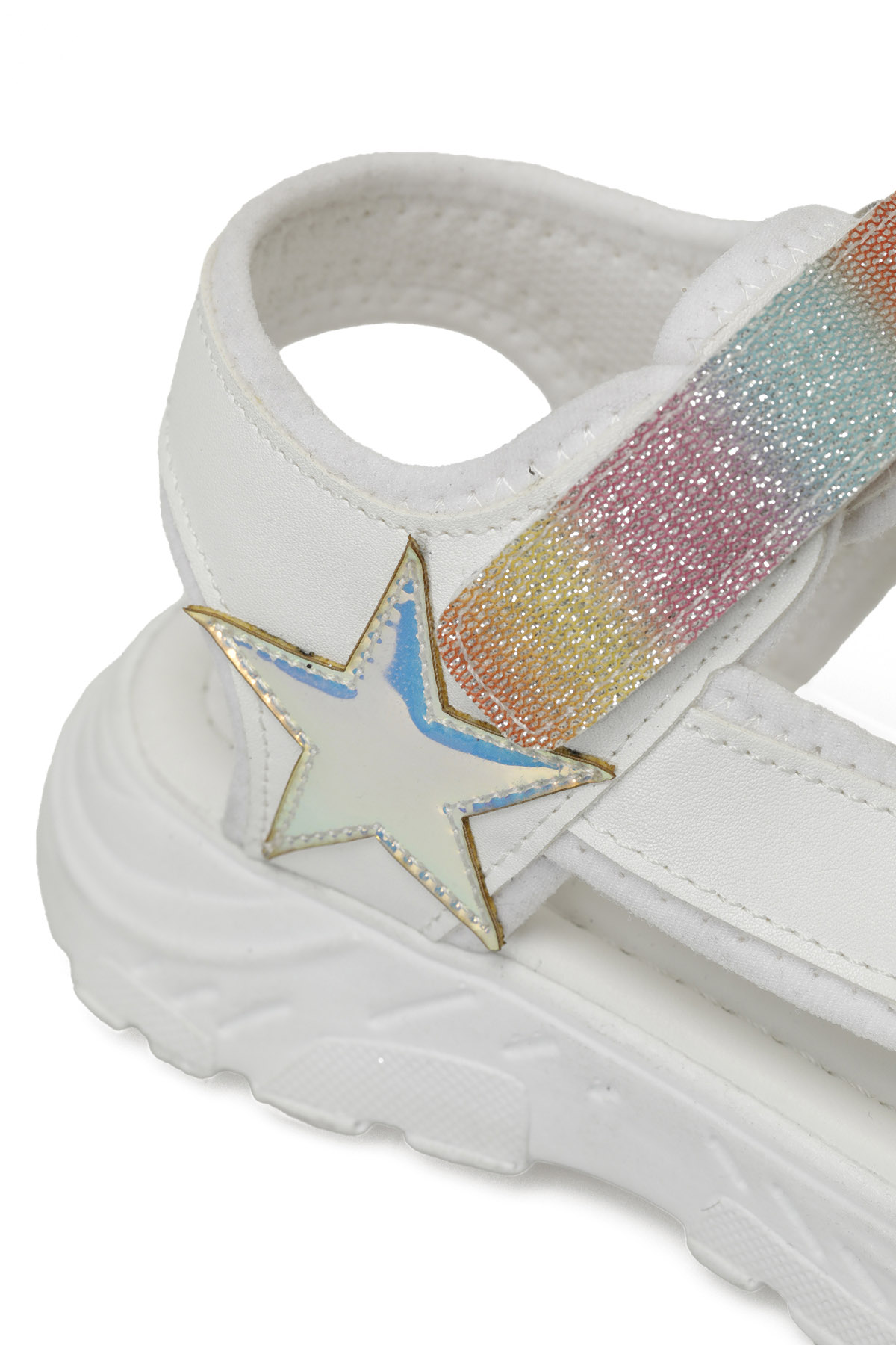 STAR F 5FX Beyaz Kız Çocuk Sandalet - Görsel 8