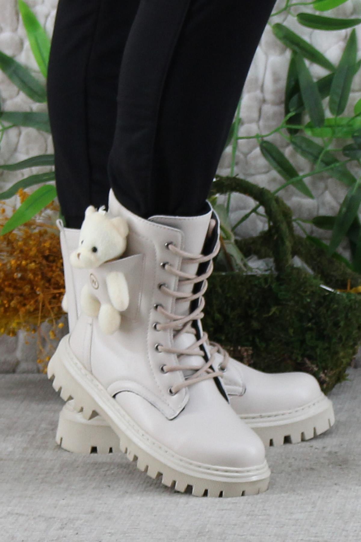 Wnt 2960 Anatomik Sıcak Astar Kaymaz Taban Postal Kız Çocuk Bot - Görsel 2