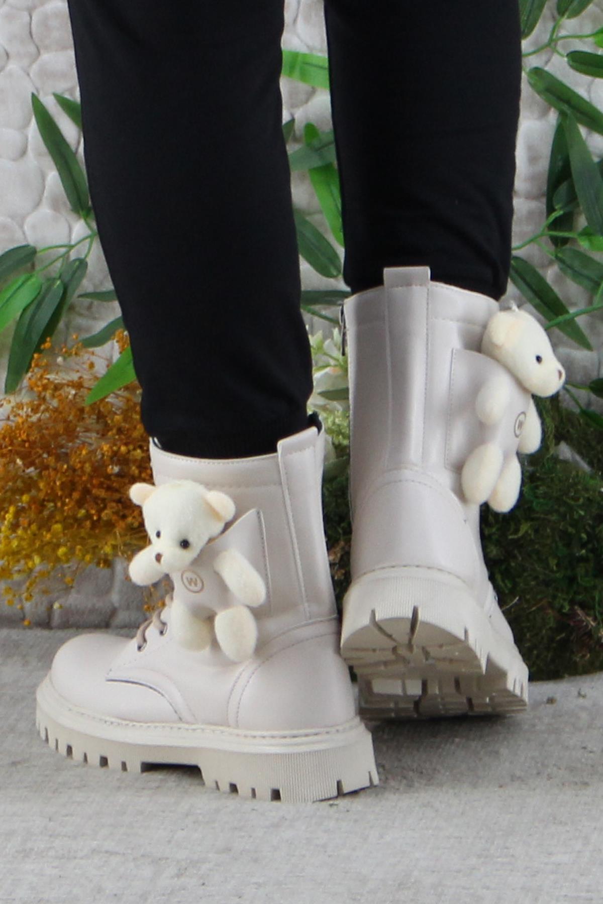 Wnt 2960 Anatomik Sıcak Astar Kaymaz Taban Postal Kız Çocuk Bot - Görsel 5