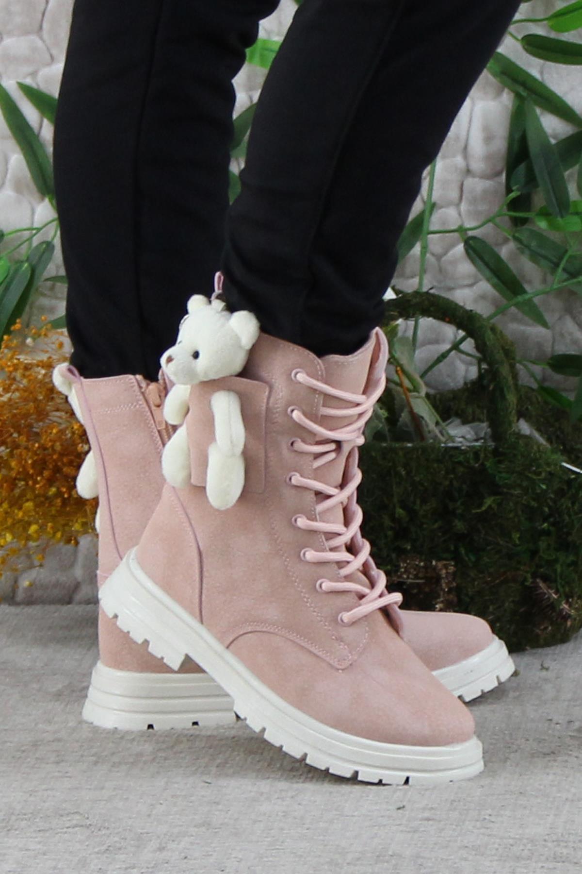 Cool Perla Rahat Sıcak Astar Kaymaz Taban Kız Çocuk Bot - Görsel 2