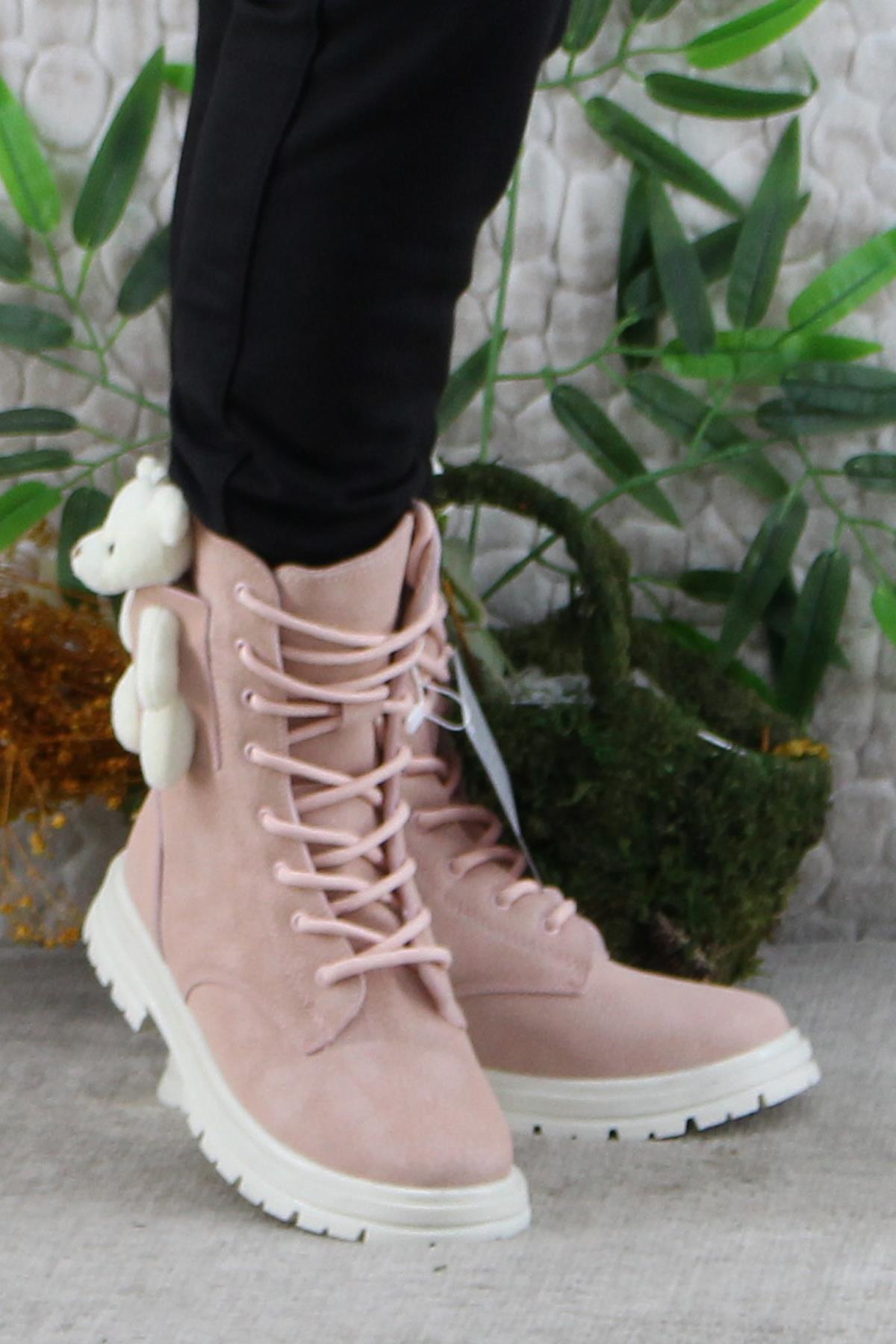 Cool Perla Rahat Sıcak Astar Kaymaz Taban Kız Çocuk Bot - Görsel 3