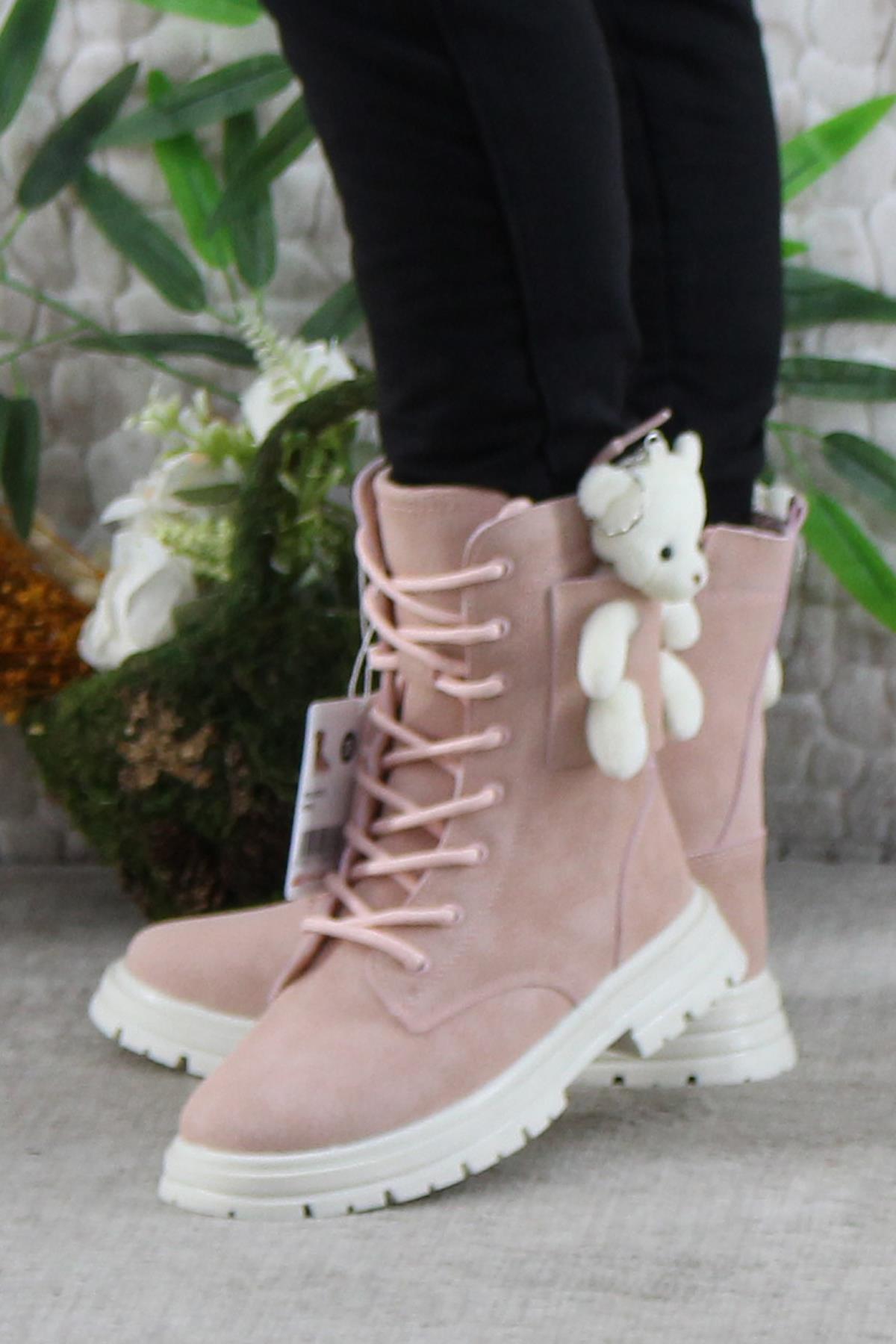 Cool Perla Rahat Sıcak Astar Kaymaz Taban Kız Çocuk Bot - Görsel 4