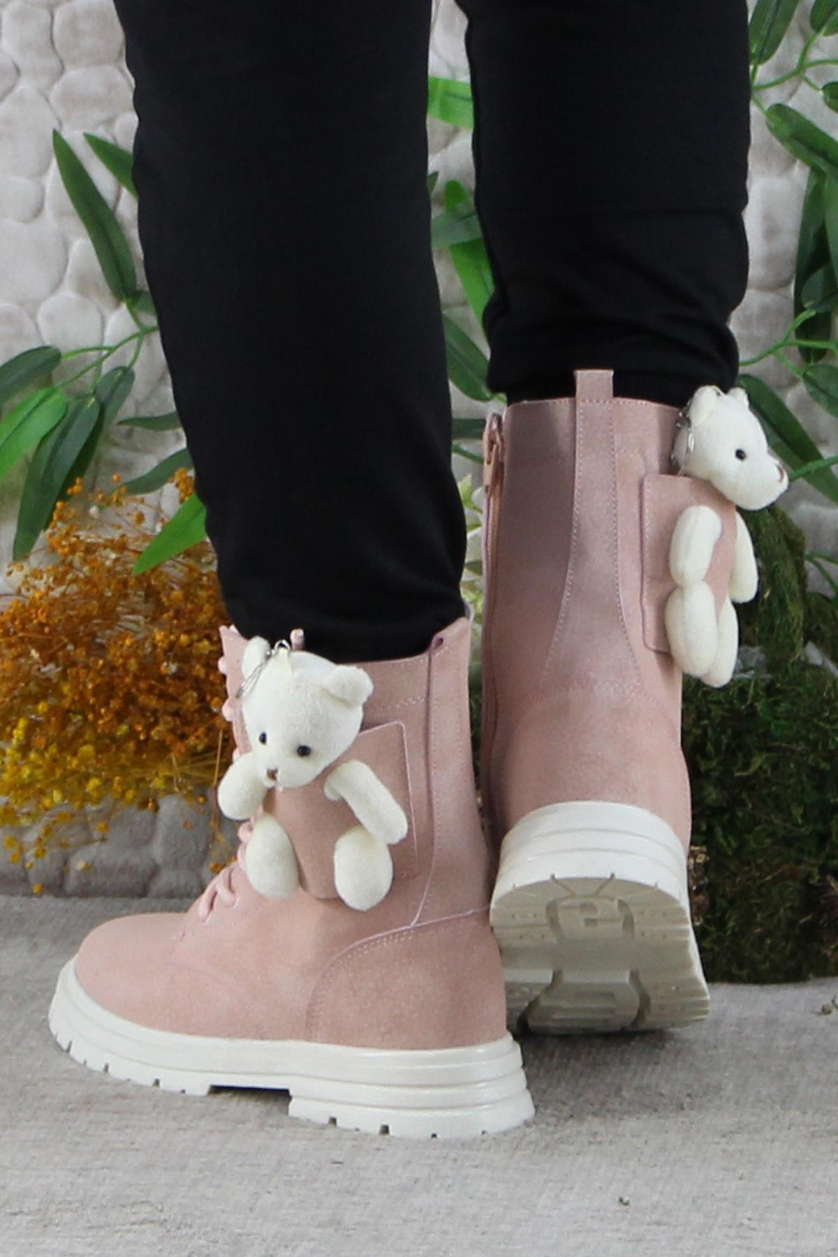 Cool Perla Rahat Sıcak Astar Kaymaz Taban Kız Çocuk Bot - Görsel 5