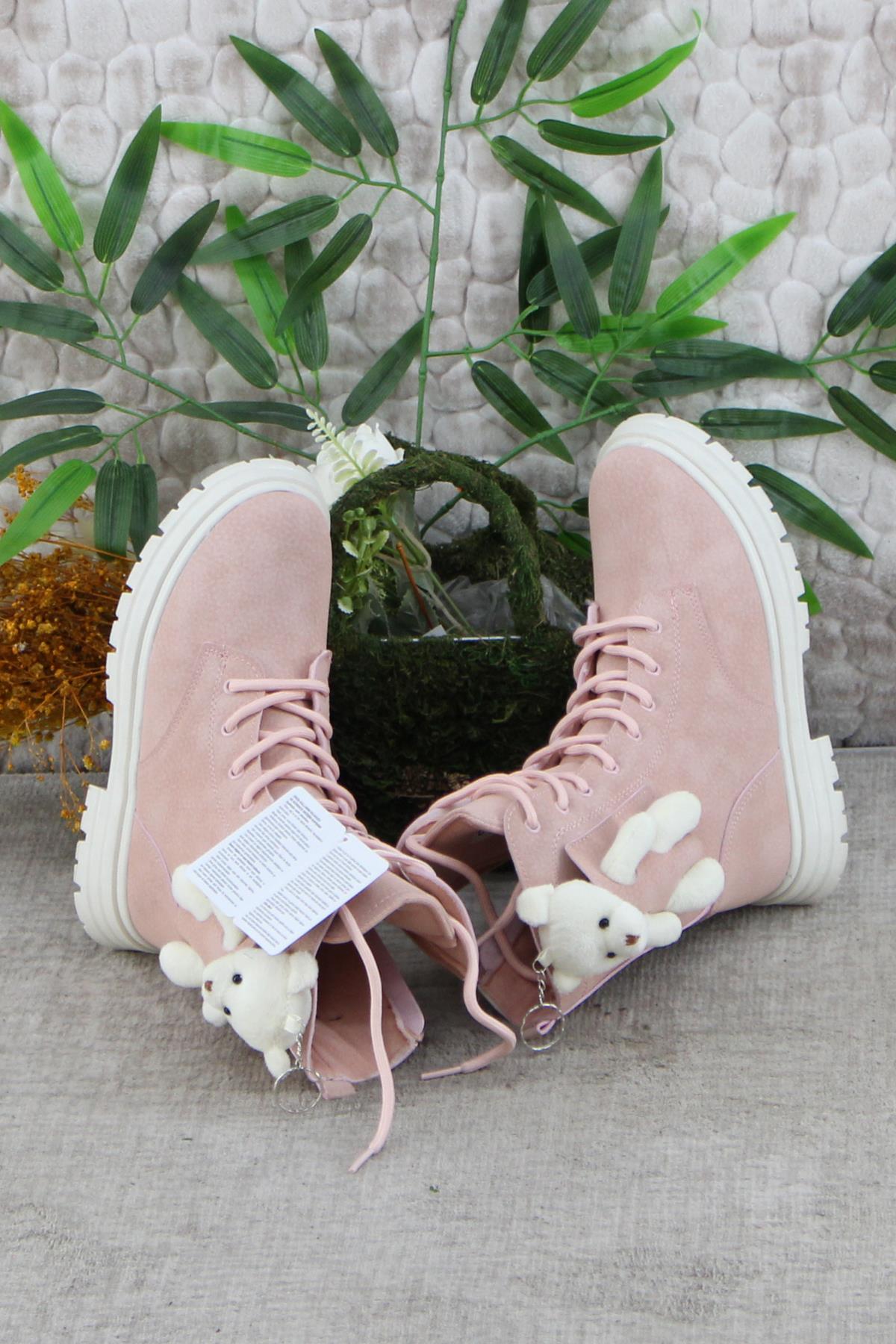 Cool Perla Rahat Sıcak Astar Kaymaz Taban Kız Çocuk Bot - Görsel 6