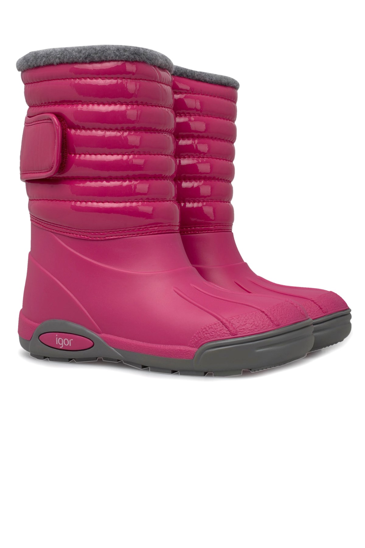 Topo Ski Charol Çocuk Yağmur Çizmesi W10168-007 - Görsel 4