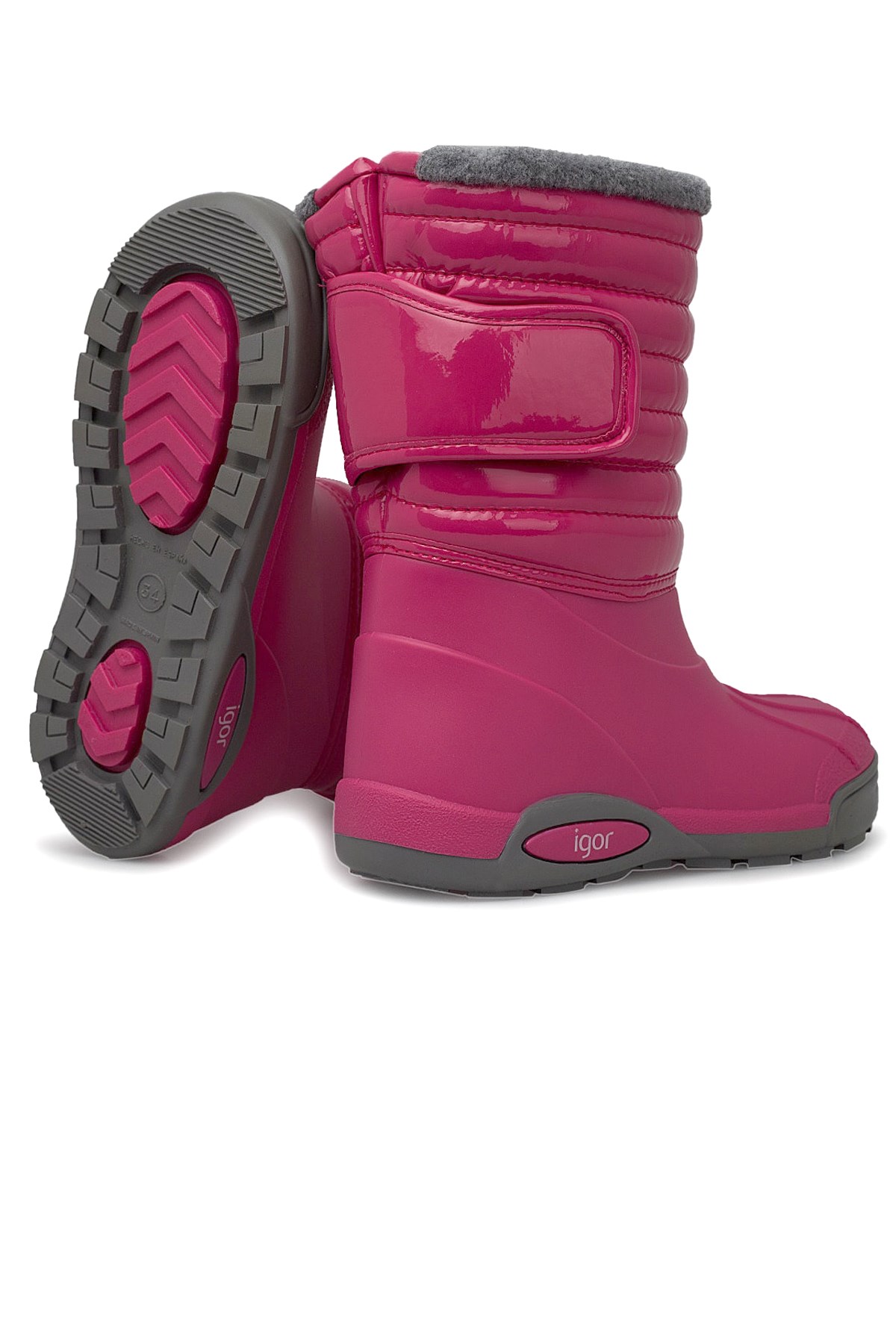 Topo Ski Charol Çocuk Yağmur Çizmesi W10168-007 - Görsel 6