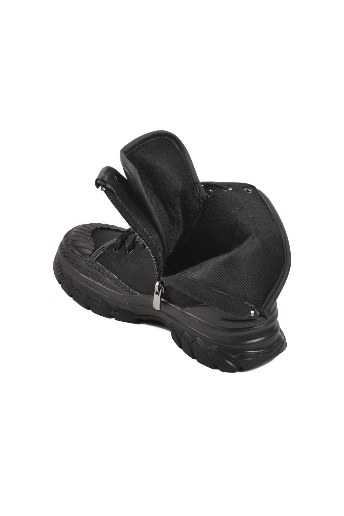 Serpentis İçi Kürklü Siyah Kadın Bot - Görsel 5