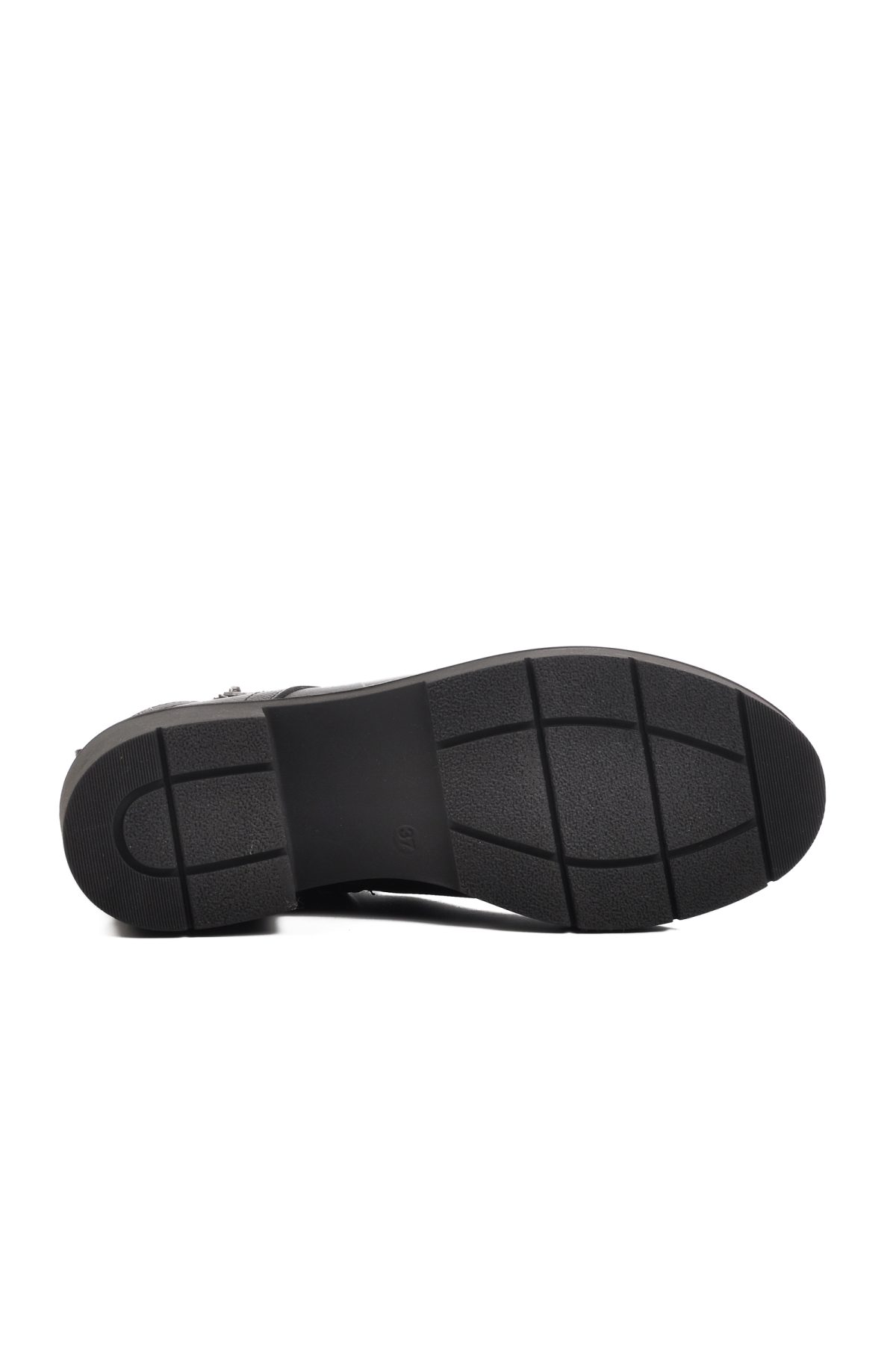 2454601K Siyah Hakiki Deri İçi Polarlı Kadın Bot - Görsel 6