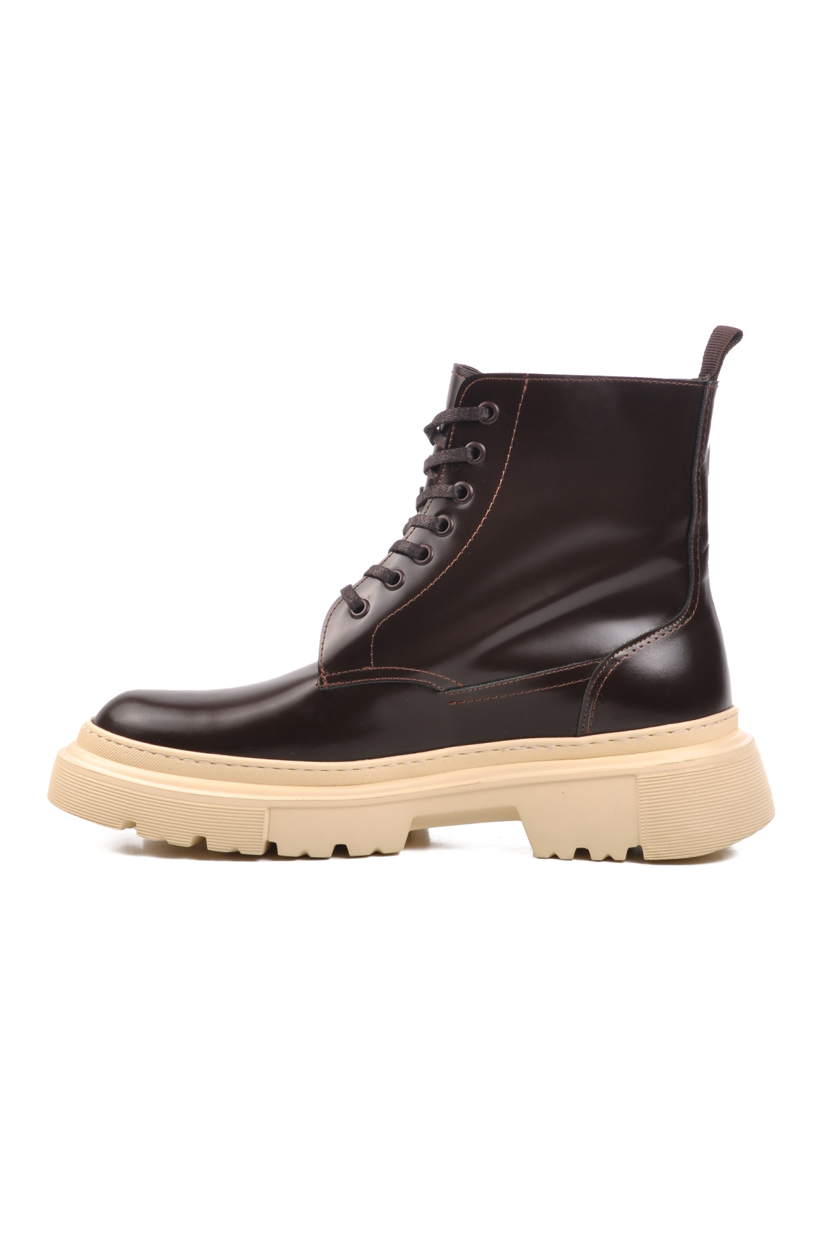 Premium 1651 Kahve Açma Hakiki Deri Erkek Bot - Görsel 3