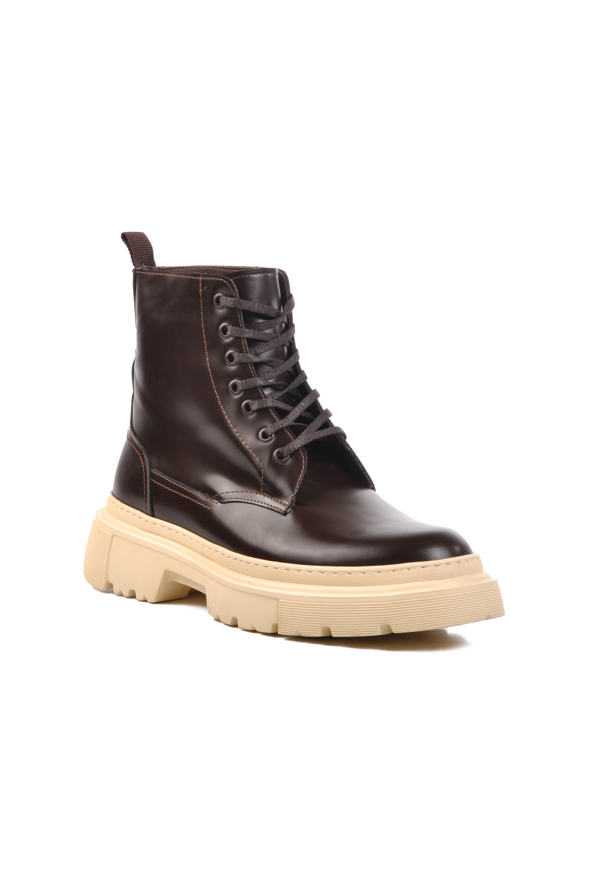 Premium 1651 Kahve Açma Hakiki Deri Erkek Bot - Görsel 4