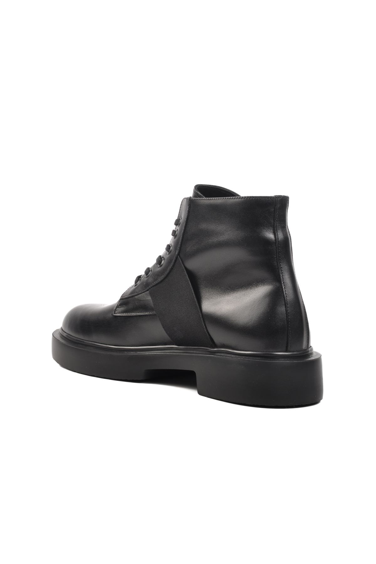 Premium 1245 Siyah Hakiki Deri Erkek Bot - Görsel 5