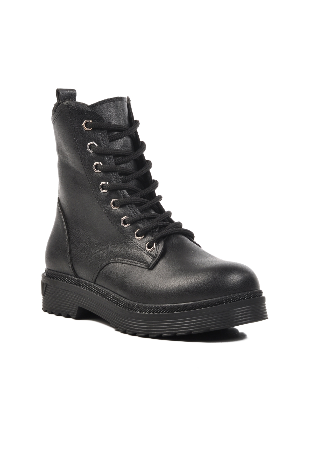 525343 Siyah Cilt İçi Polarlı Kadın Bot - Görsel 4