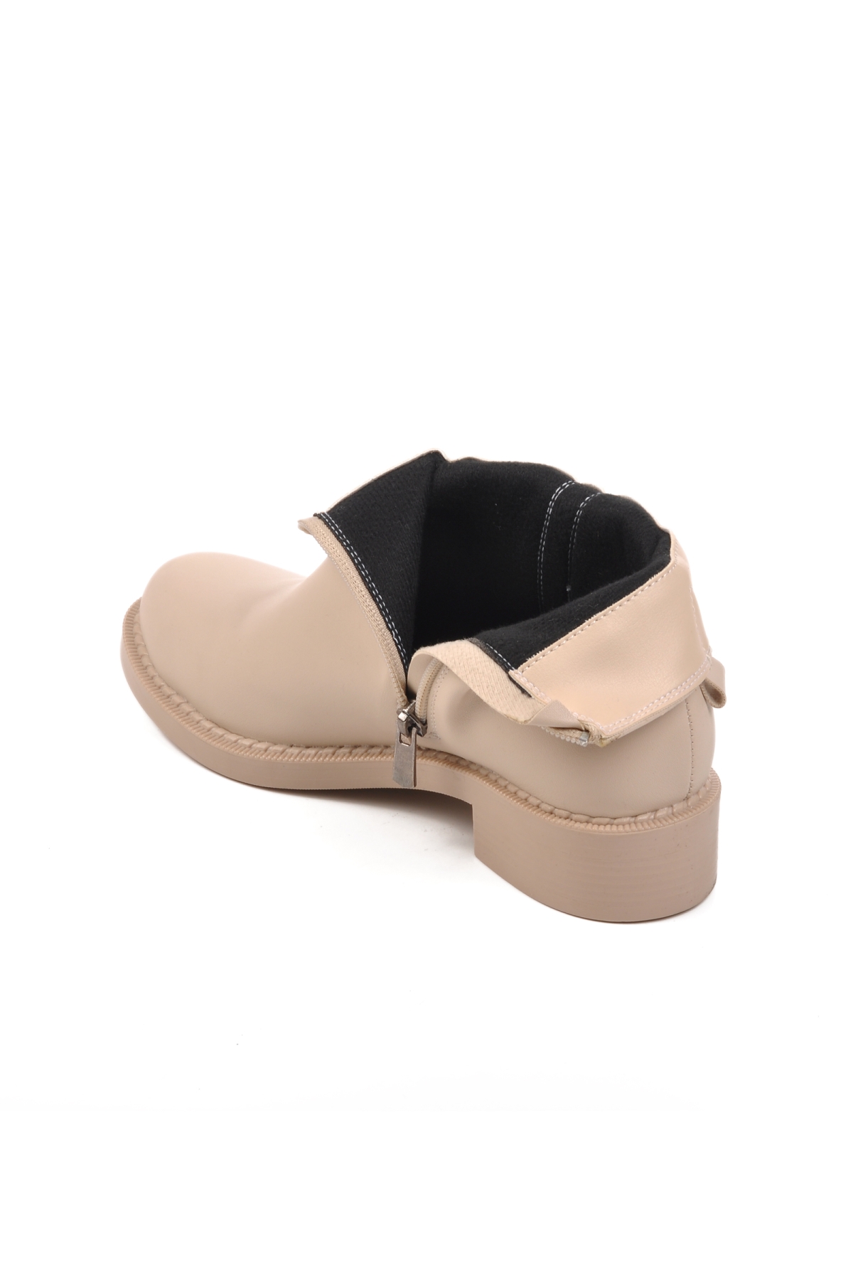 224554 Bej Cilt İçi Polarlı Kadın Bot - Görsel 5