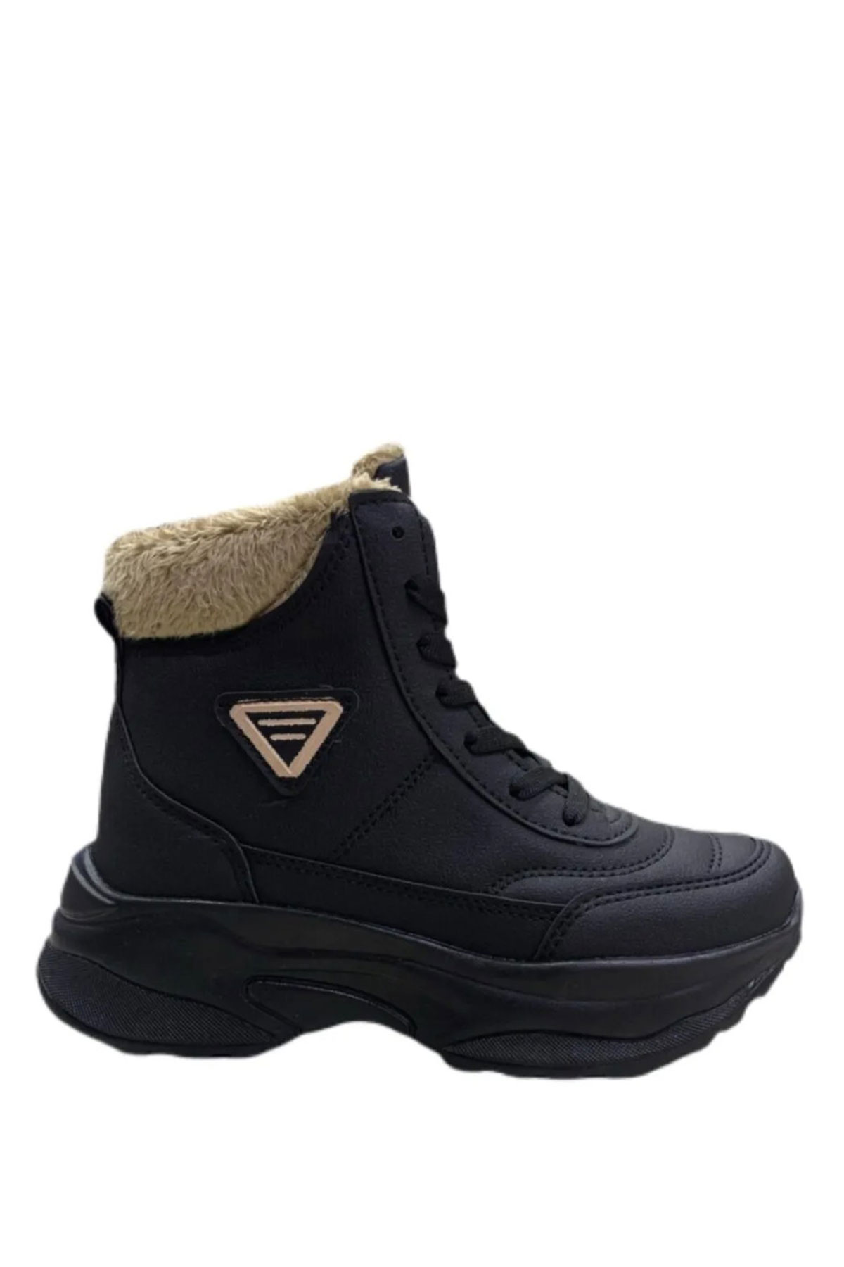 Çocuk Bot Hafif Ortopedik İçi Yünlü Termal Astarlı Kışlık Kalın Tabanlı Kaymaz Taban Suya Dayanıklı 4010-116-0002 - Görsel 3