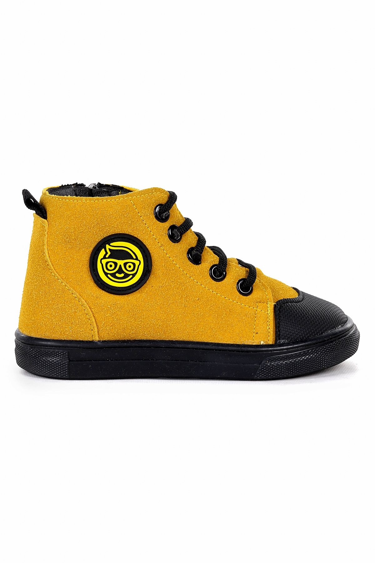 Kai Fermuarlı Erkek Bebek Günlük Bot Ayakkabı Sarı - Görsel 2