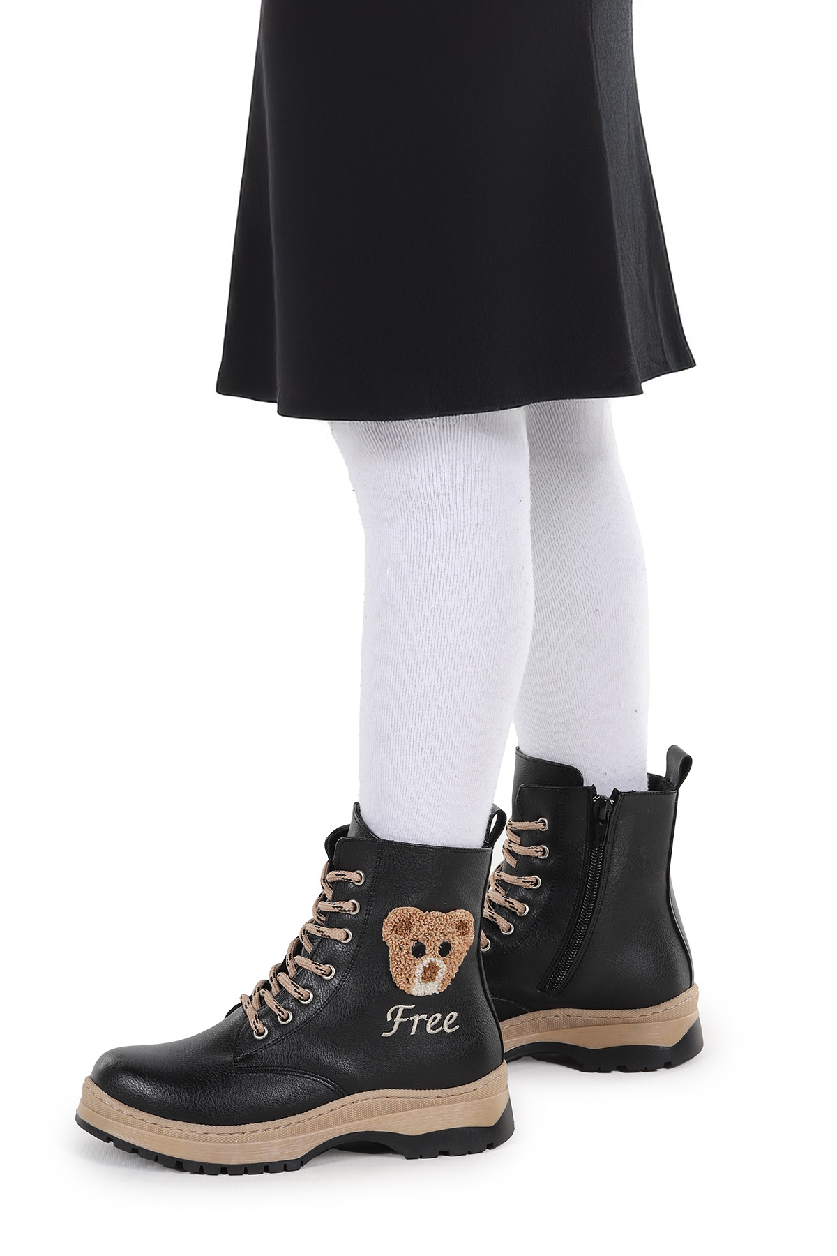 Termo Taban Kız Çocuk Bot 625 Cilt Siyah - Görsel 3