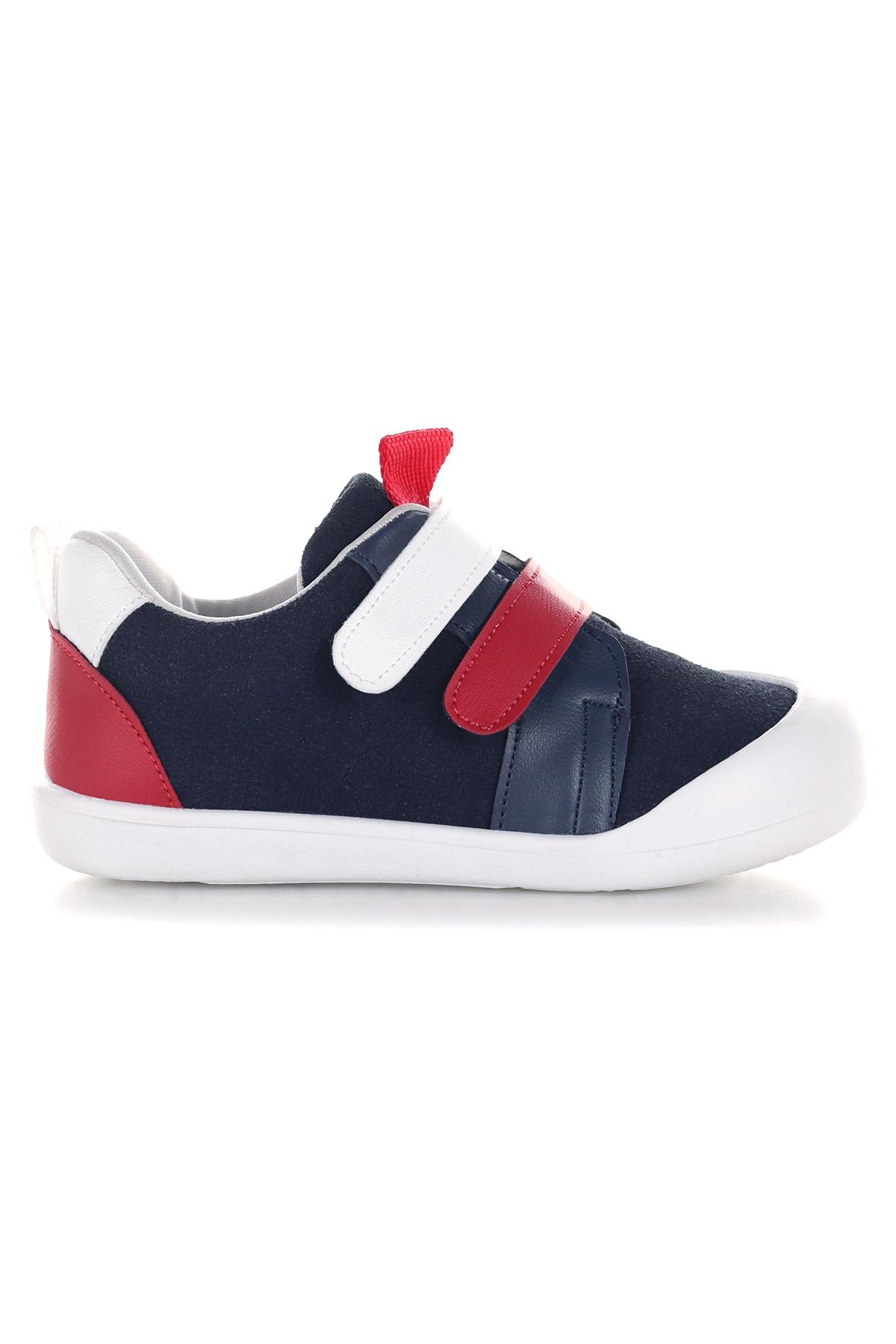 Şifu İlk Adım Cırtlı Erkek Bebek Spor Ayakkabı Lacivert - Kırmızı - Görsel 2