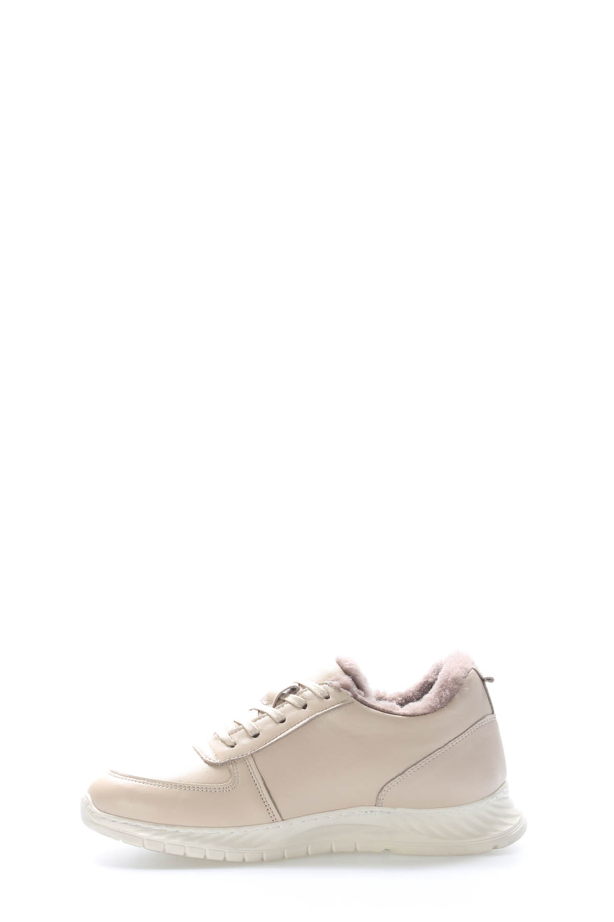 Hakiki Deri Kürklü Kadın Casual Ayakkabı 583KZA2502 - Görsel 3