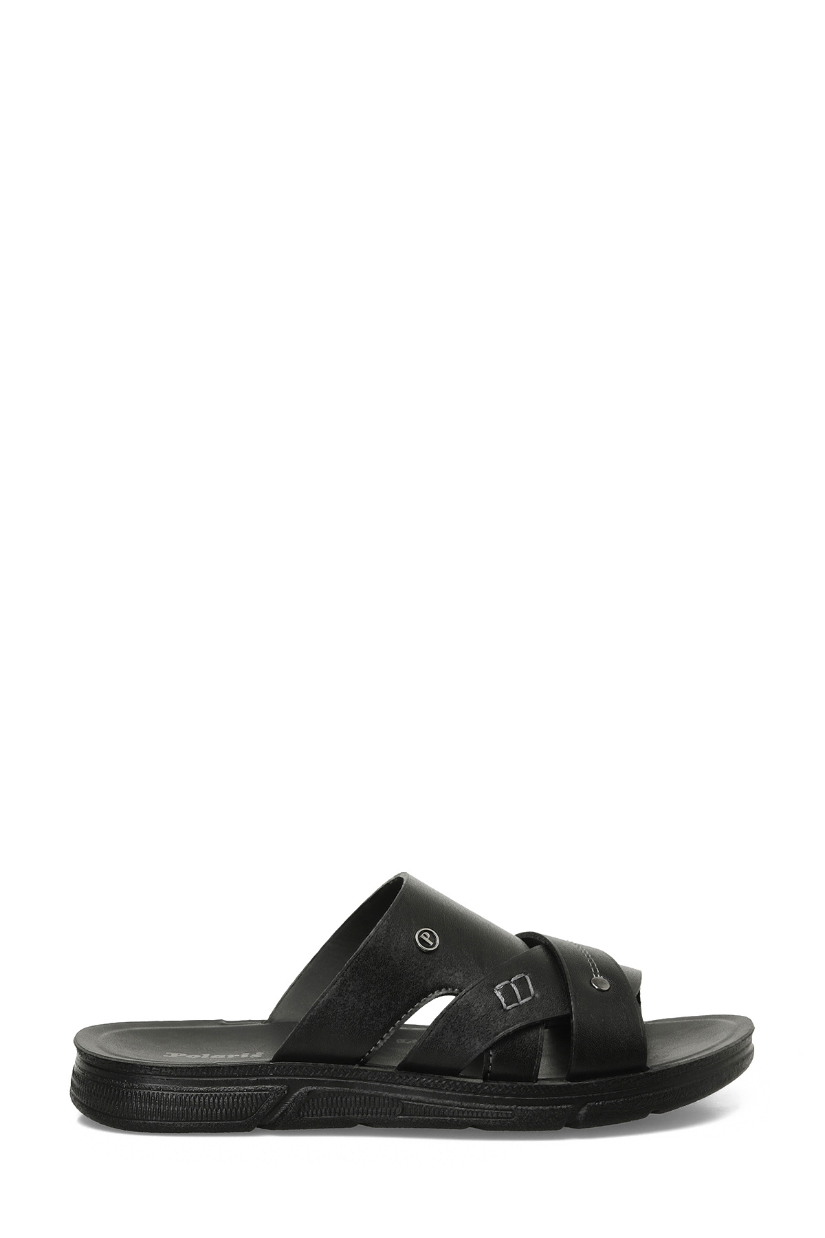 Polaris Polaris 408007.M5FX Siyah Erkek Terlik Sandalet & Terlik | Flo Siyah - 2. görsel