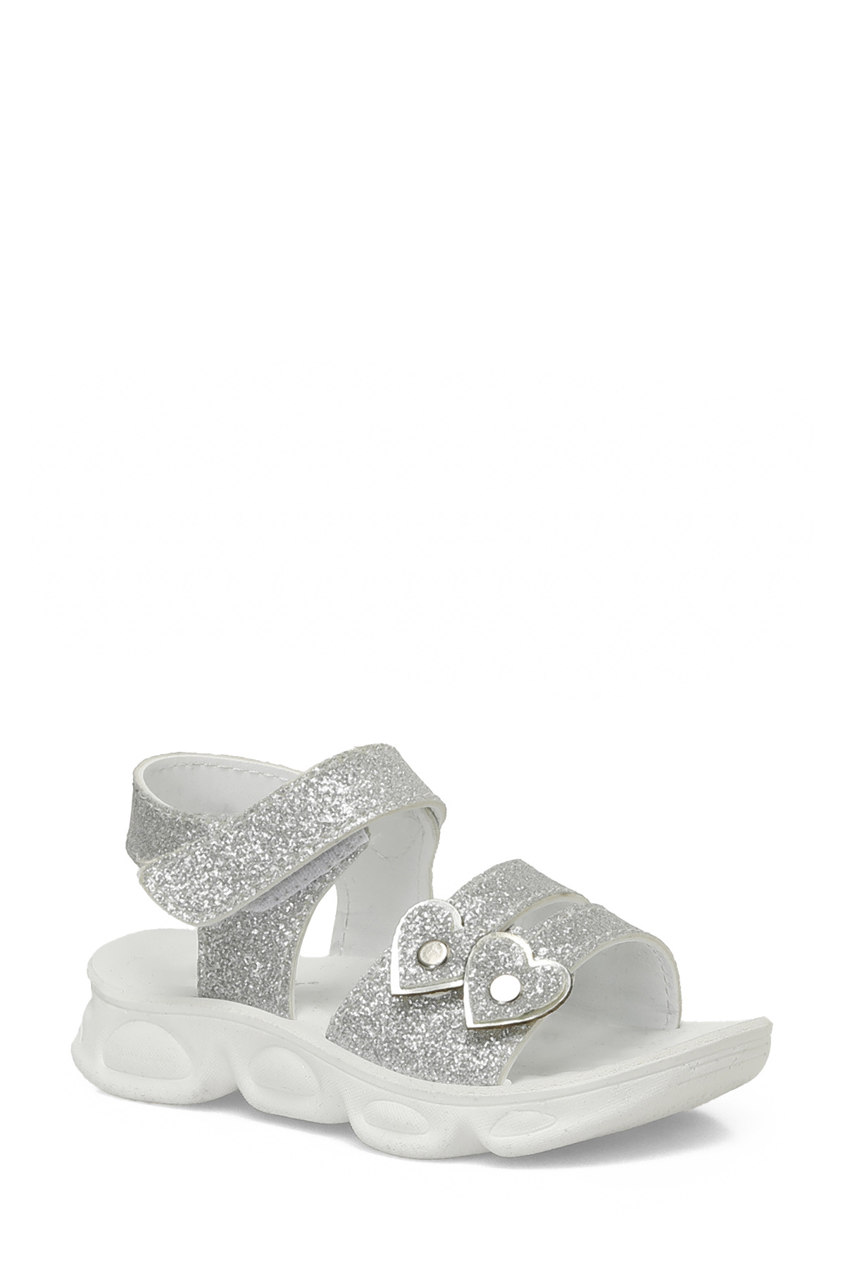 POLTA.B5FX Gümüş Kız Çocuk Sandalet - Görsel 3