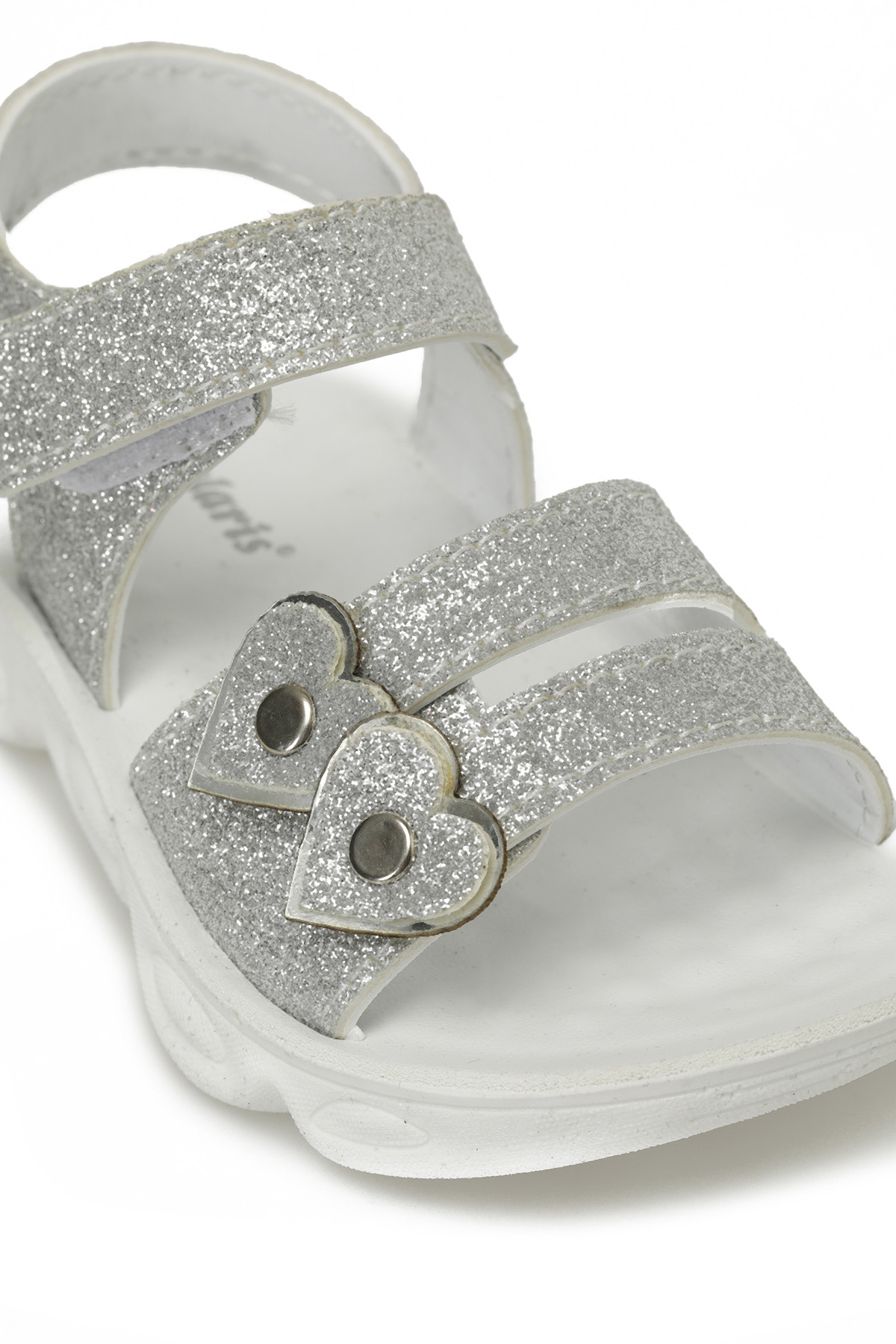 POLTA.B5FX Gümüş Kız Çocuk Sandalet - Görsel 8
