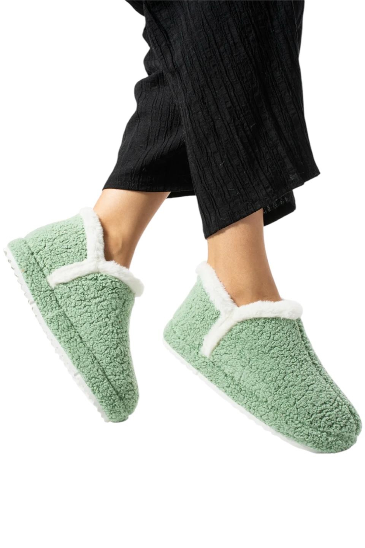 Kadın Panduf | Ev Botu | Ev Ayakkabısı Eva Kalın Hafif Kaymaz Taban YEŞİL - Görsel 2